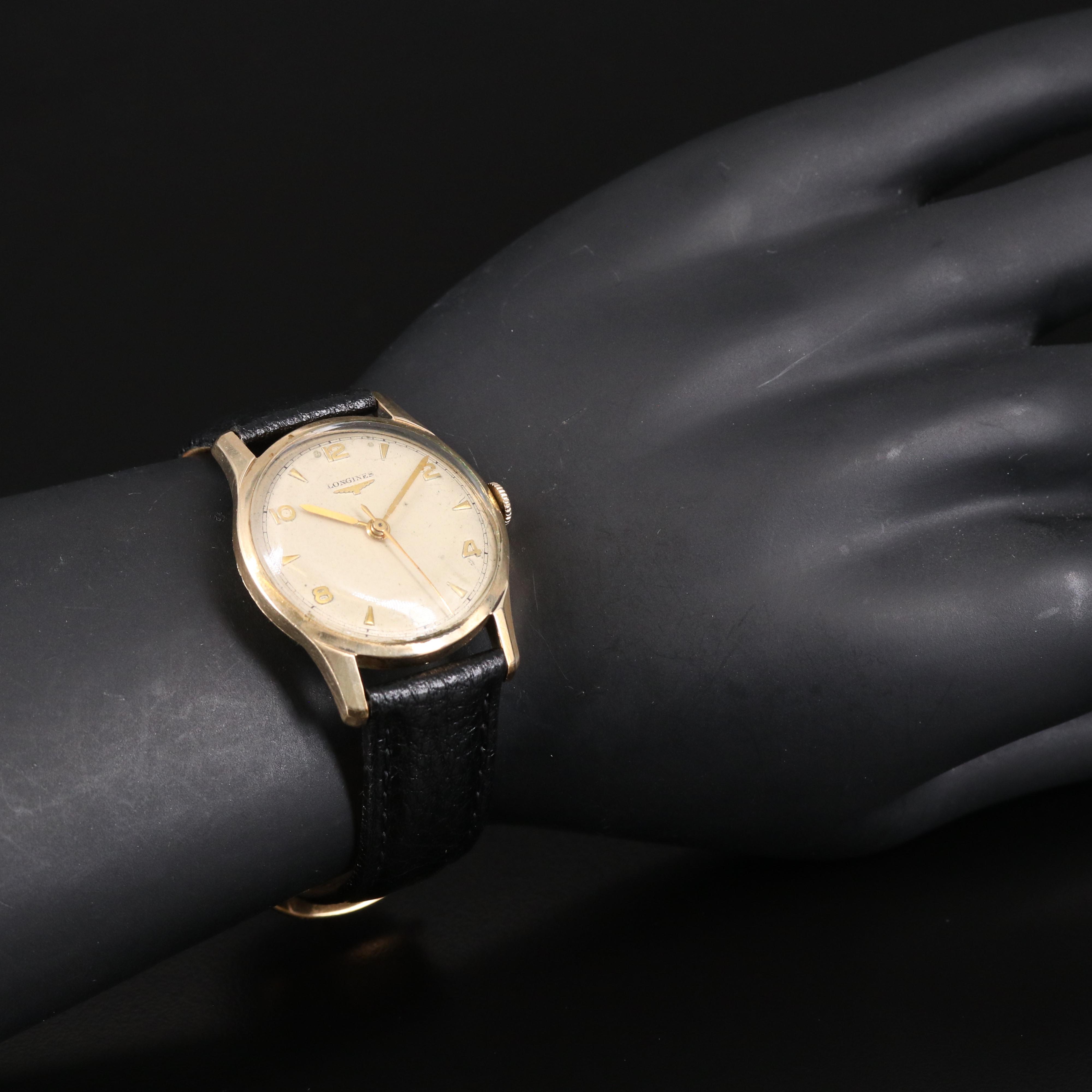 Vintage Longines Gold-Filled Early 1950s Watch