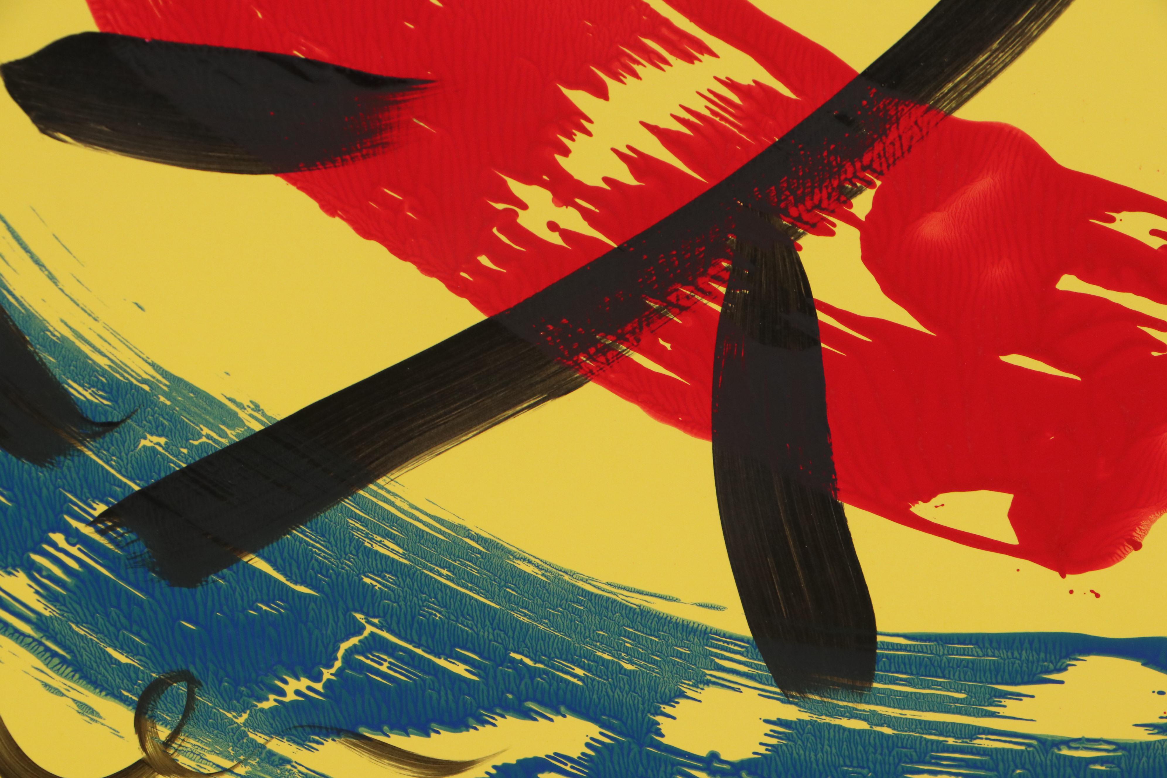 Peter Keil Abstract Portrait Acrylic Painting