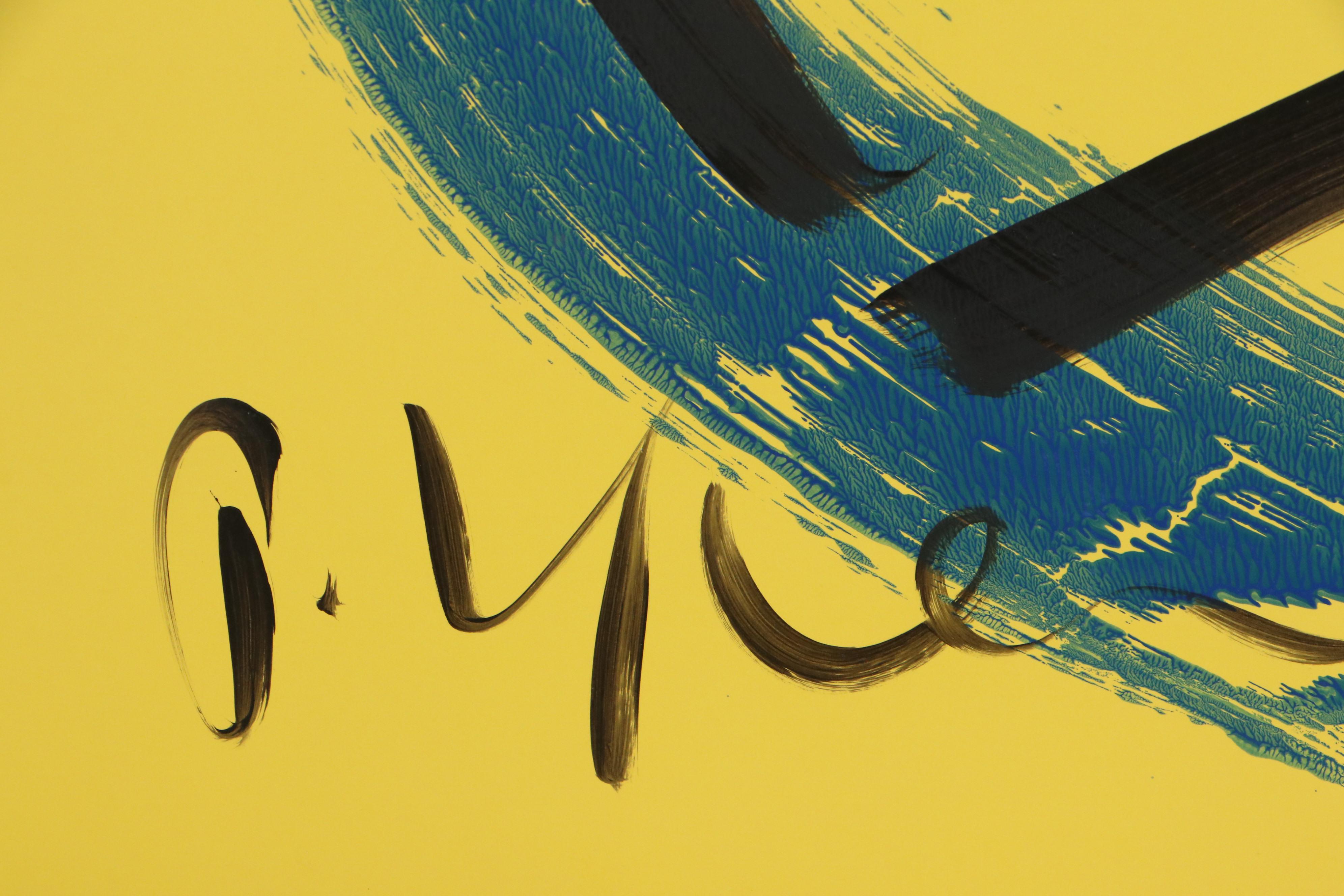 Peter Keil Abstract Portrait Acrylic Painting