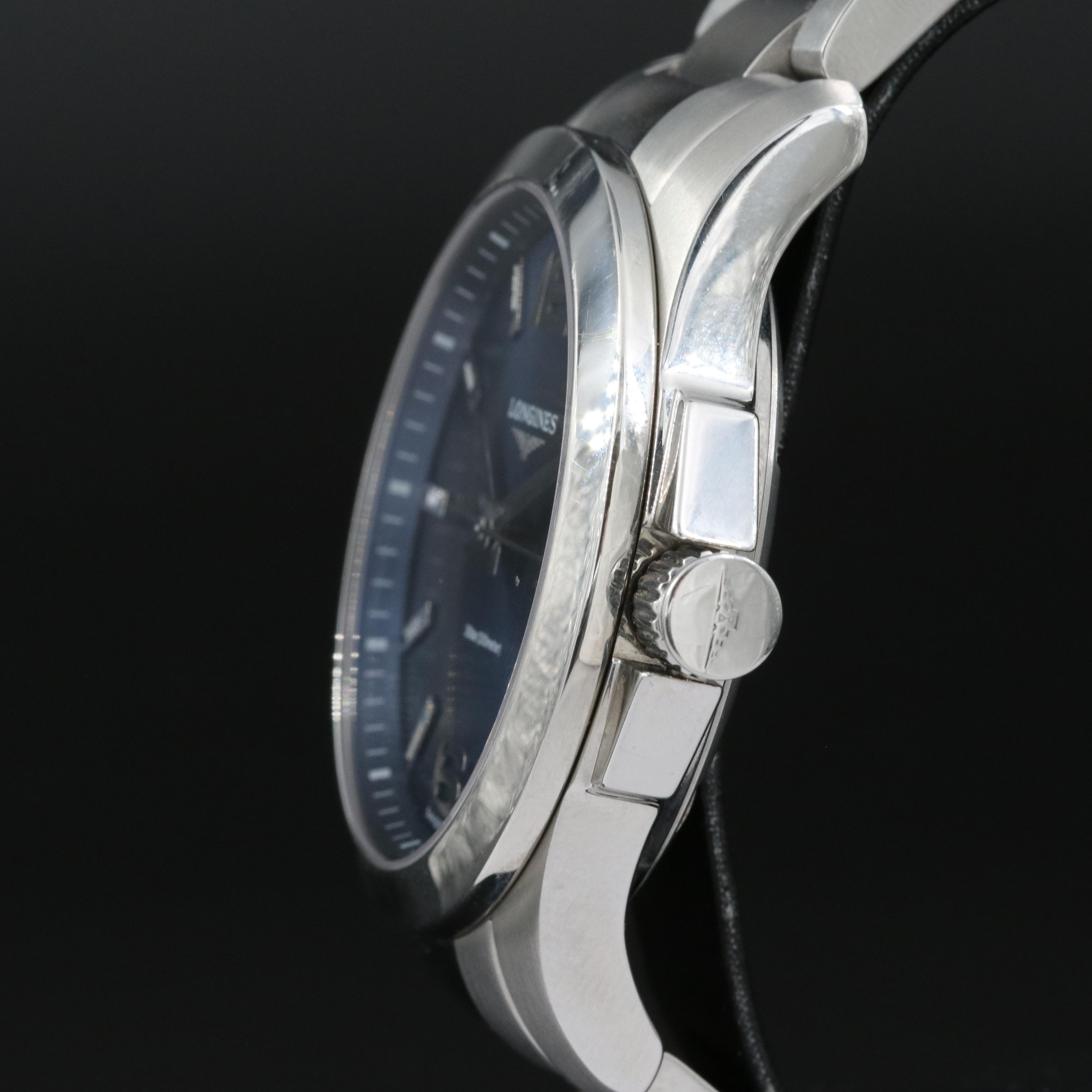 Longines Conquest Stainless Steel with Date Watch