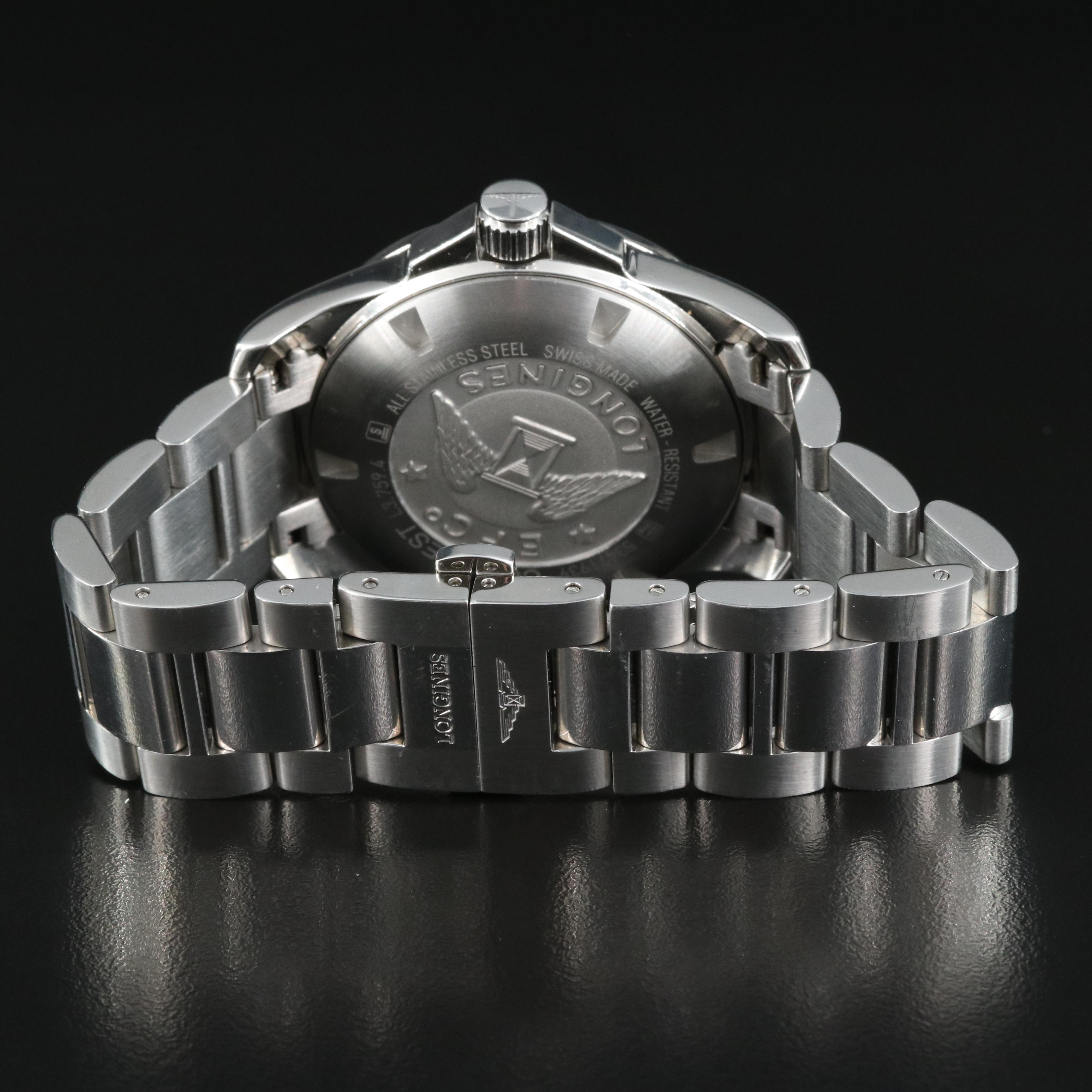 Longines Conquest Stainless Steel with Date Watch