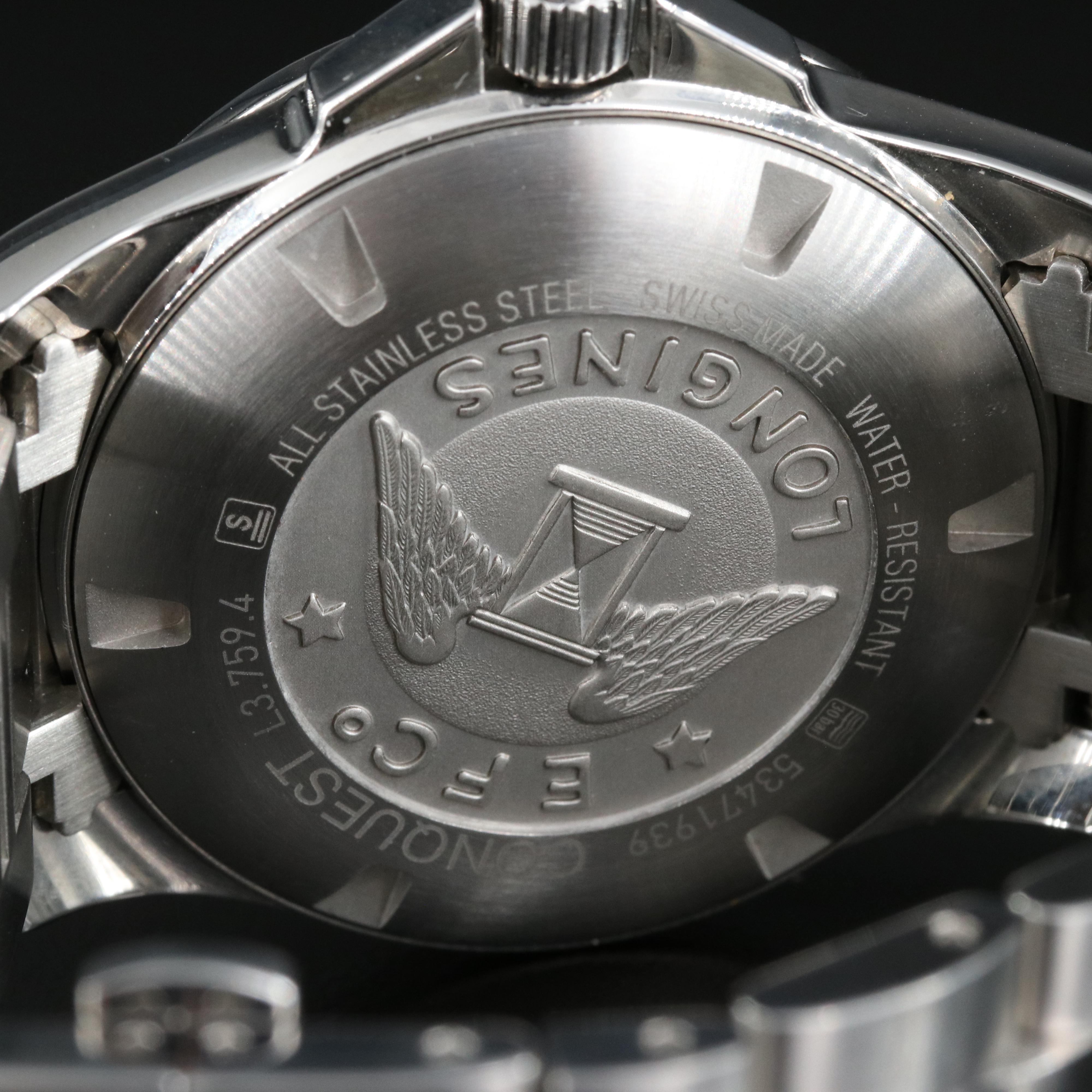 Longines Conquest Stainless Steel with Date Watch