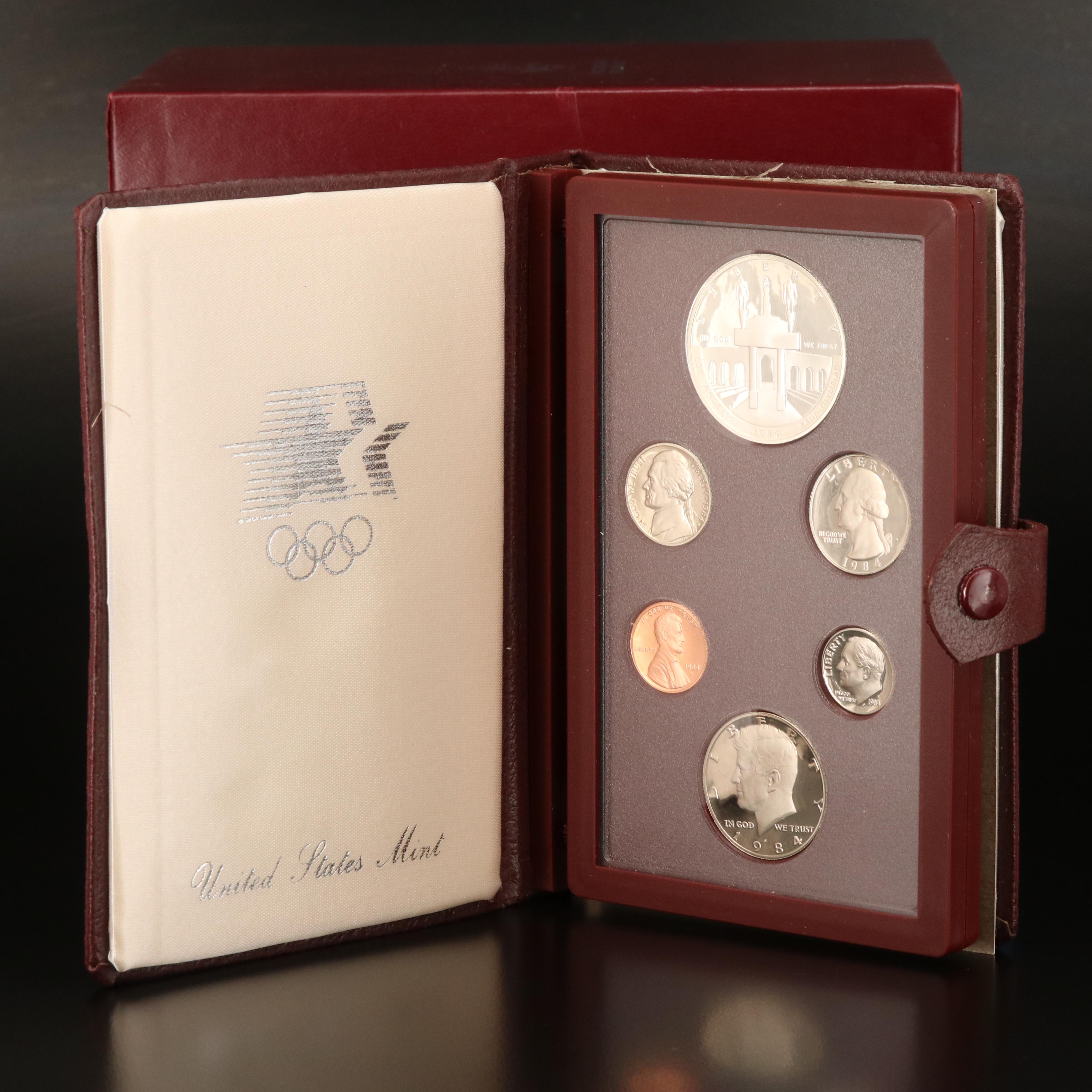 Group of Five United States Mint Prestige Proof Sets