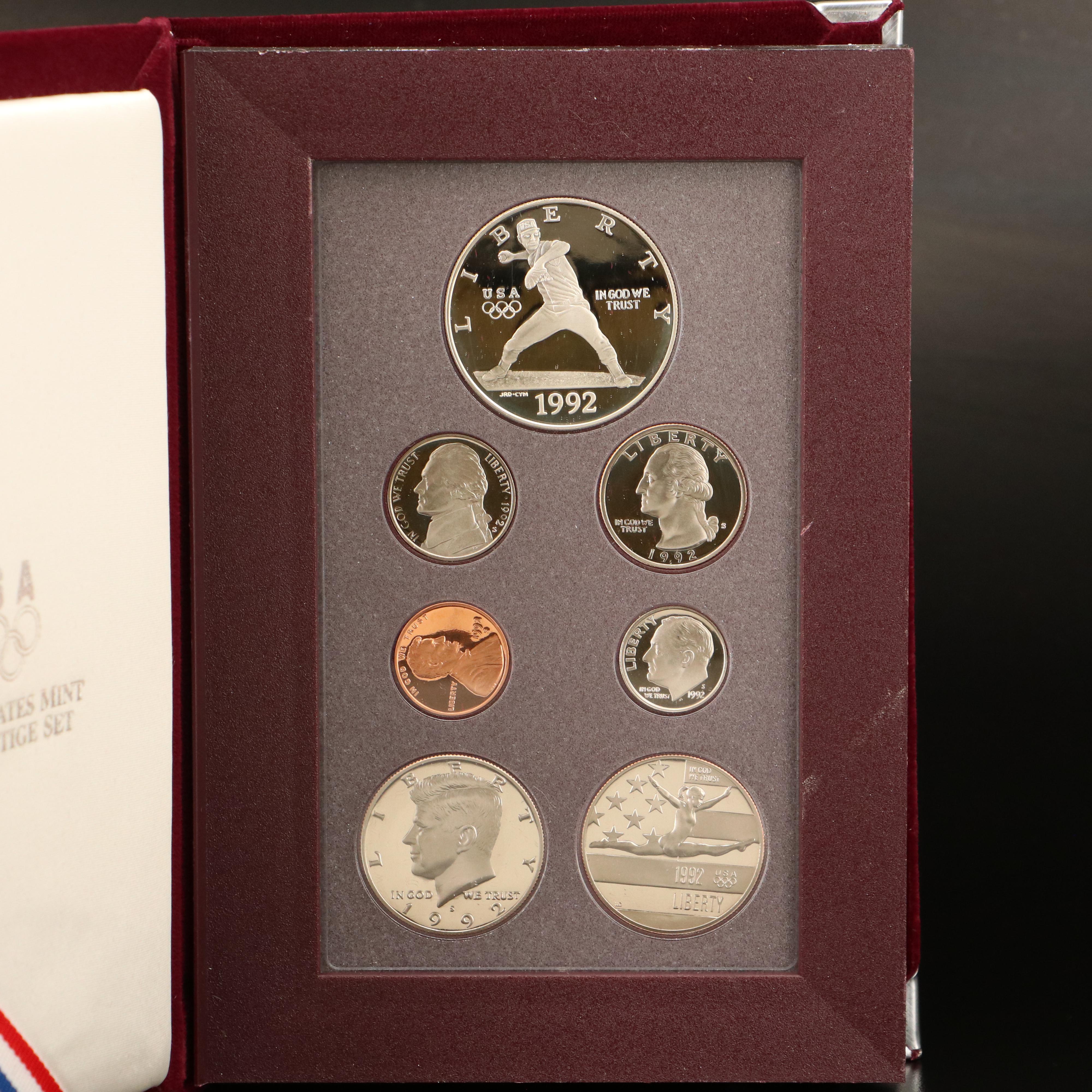 Group of Five United States Mint Prestige Proof Sets