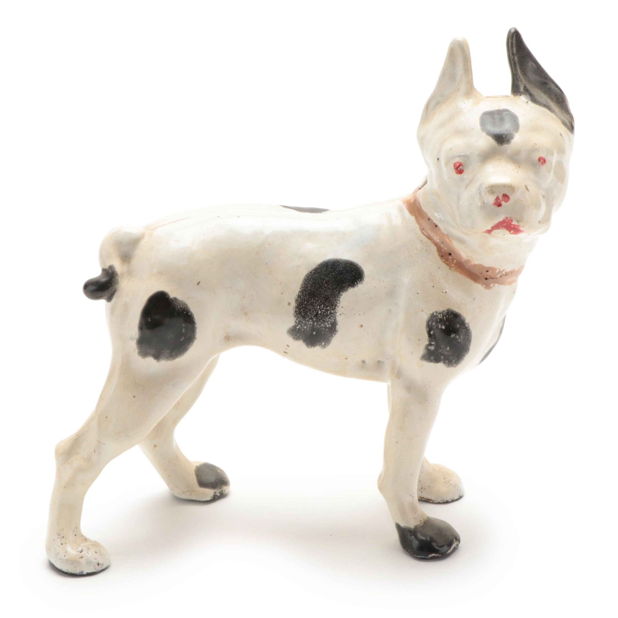 Hubley Style Cast Iron Bull Terrier Doorstop