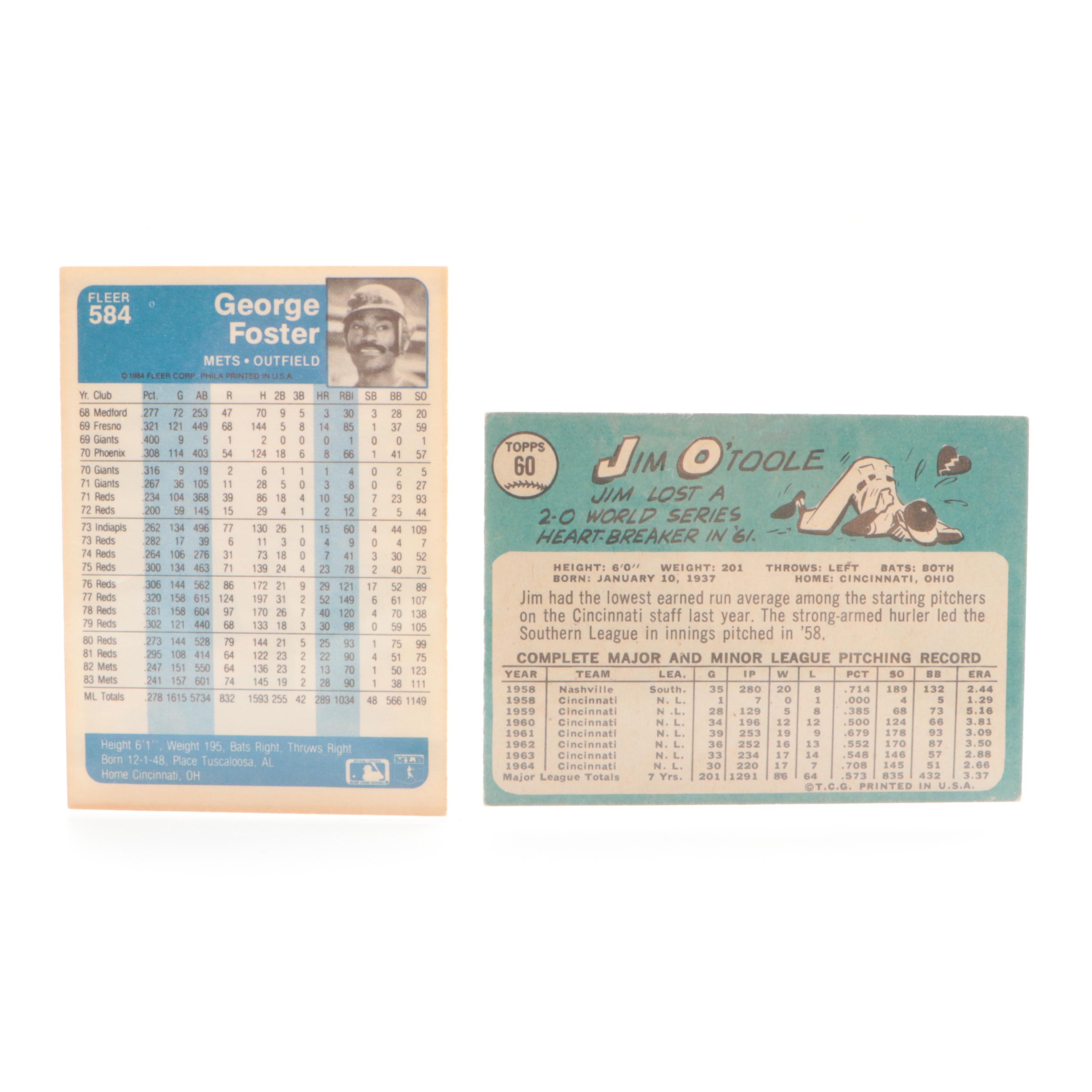 Signed Baseball Cards and Photos with Dizzy Dean, Conigliaro, Nuxhall and More