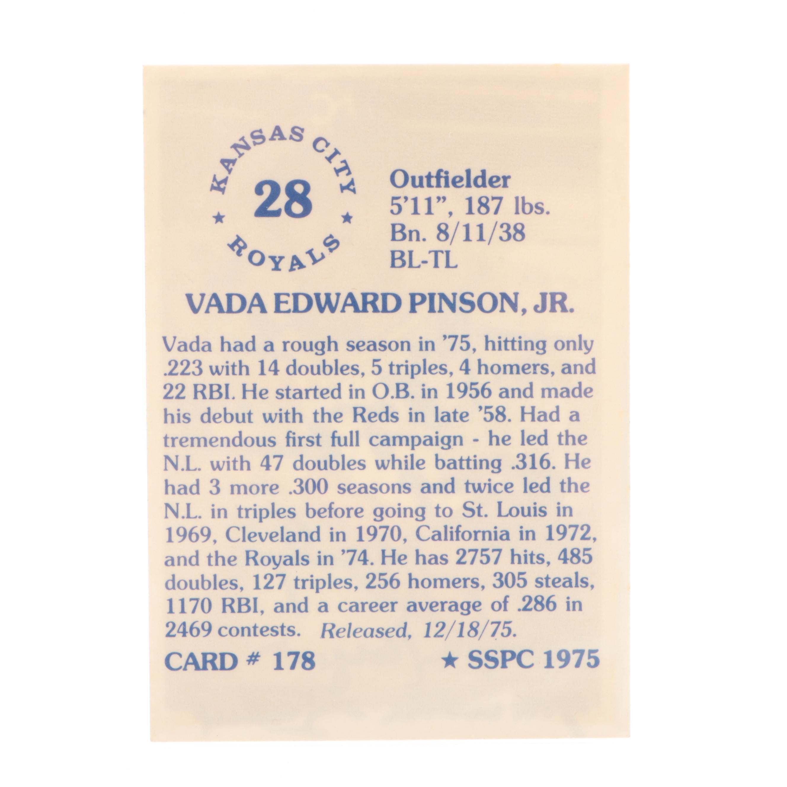 Signed Baseball Cards and Photos with Dizzy Dean, Conigliaro, Nuxhall and More