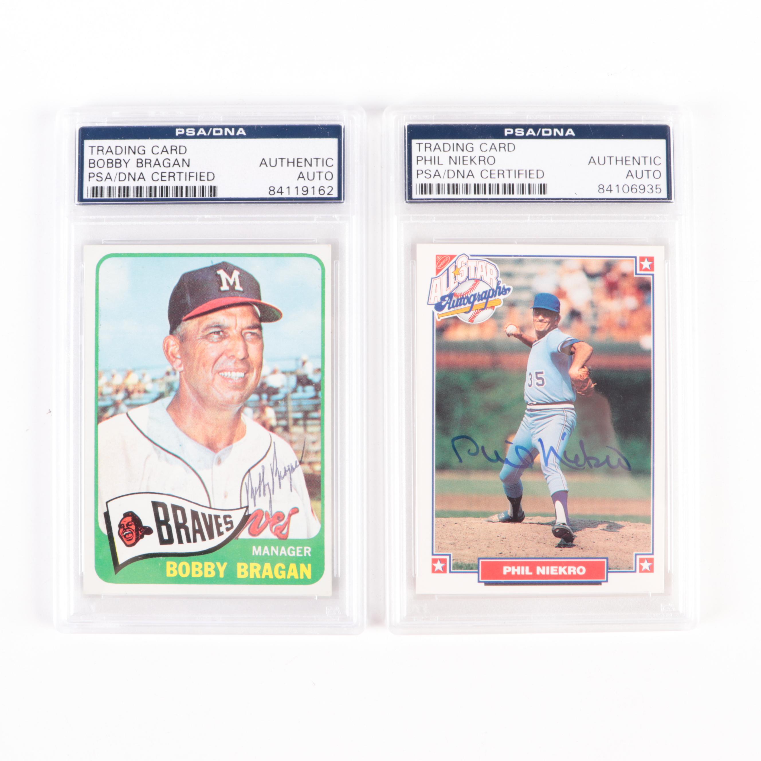 Signed Baseball Cards and Photos with Dizzy Dean, Conigliaro, Nuxhall and More