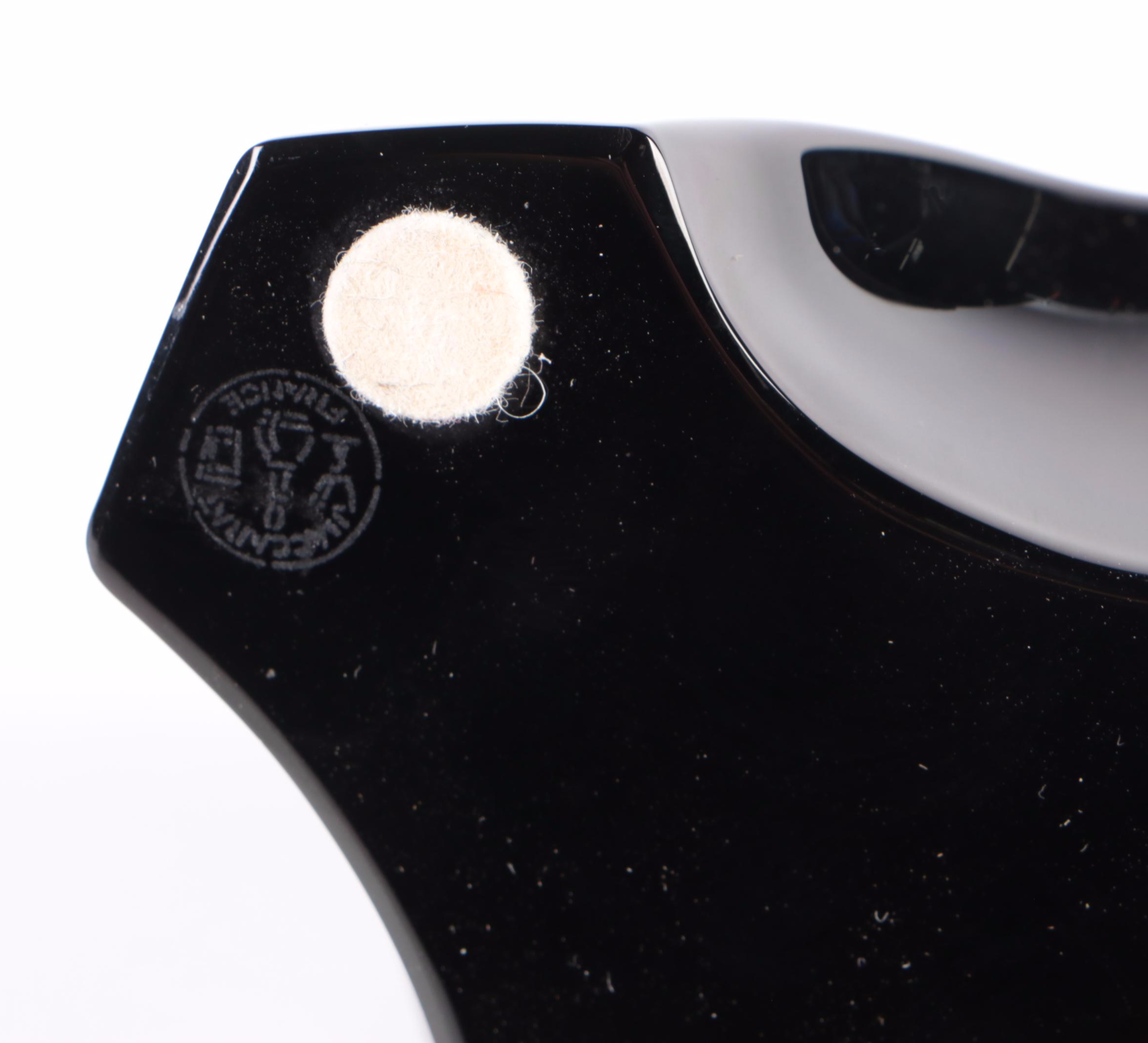 Thomas Bastide for Baccarat "Bear Cub" Crystal Figurine with Parrot Figurine