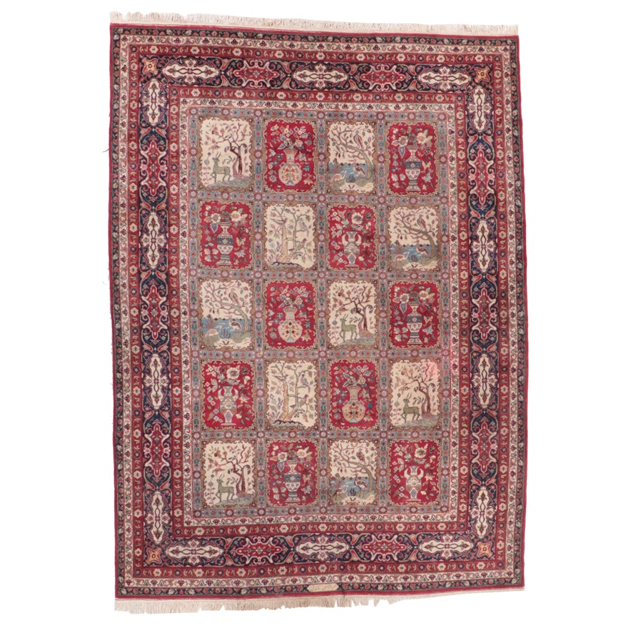 9' x 12'9 Hand-Knotted Persian Bakhtiari Room Sized Rug