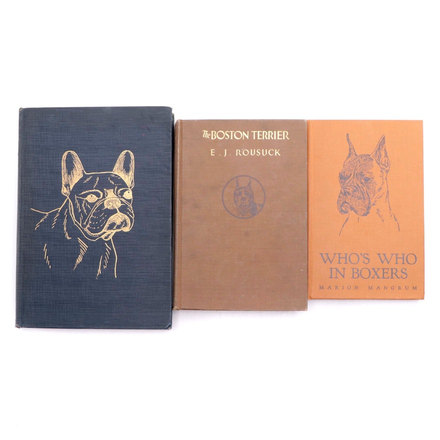 "The French Bulldog" by O. F. Vedder and More, Early to Mid-20th Century