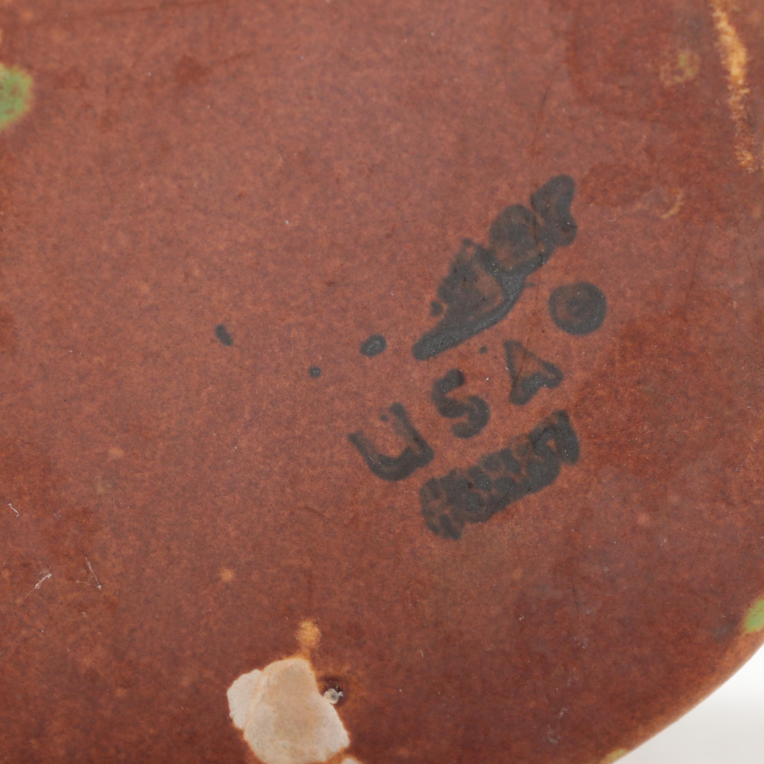 Royal Haeger Pottery Candle Holders and Vase, Mid to Late 20th Century