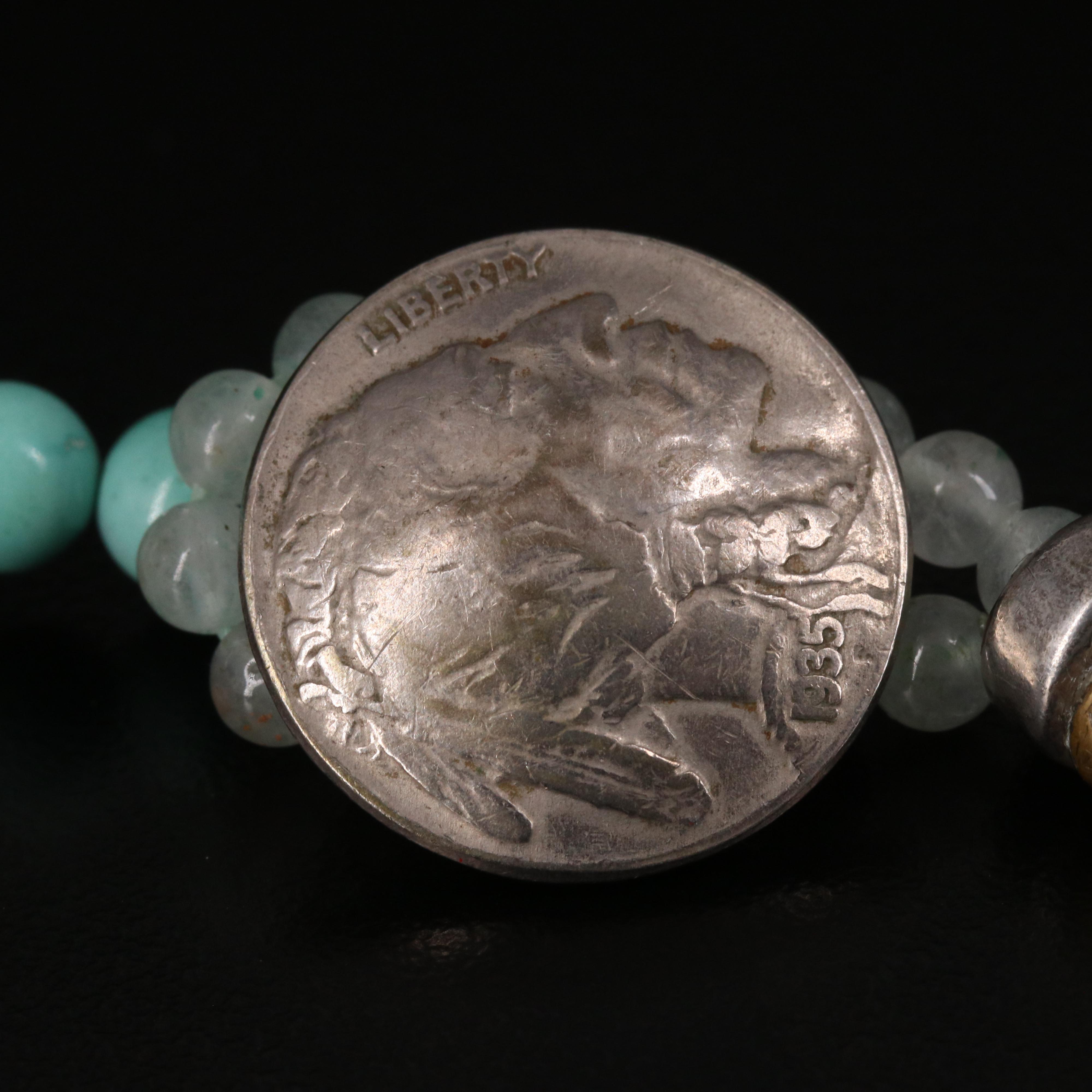 Southwestern Style Sterling Necklace Featuring Turquoise and Coral