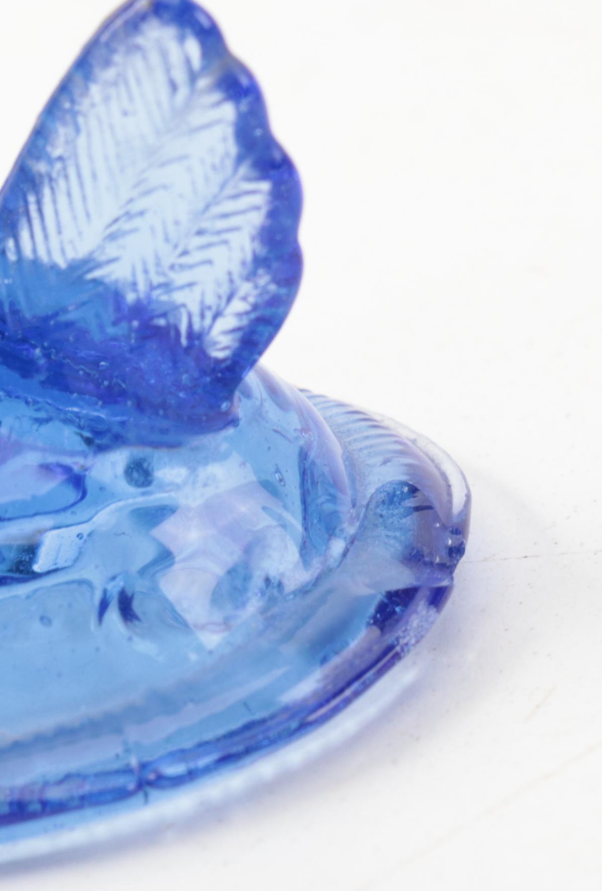 Indiana Blue Carnival, Mosser Amber Slag Glass and Other Hen on Nest Dishes