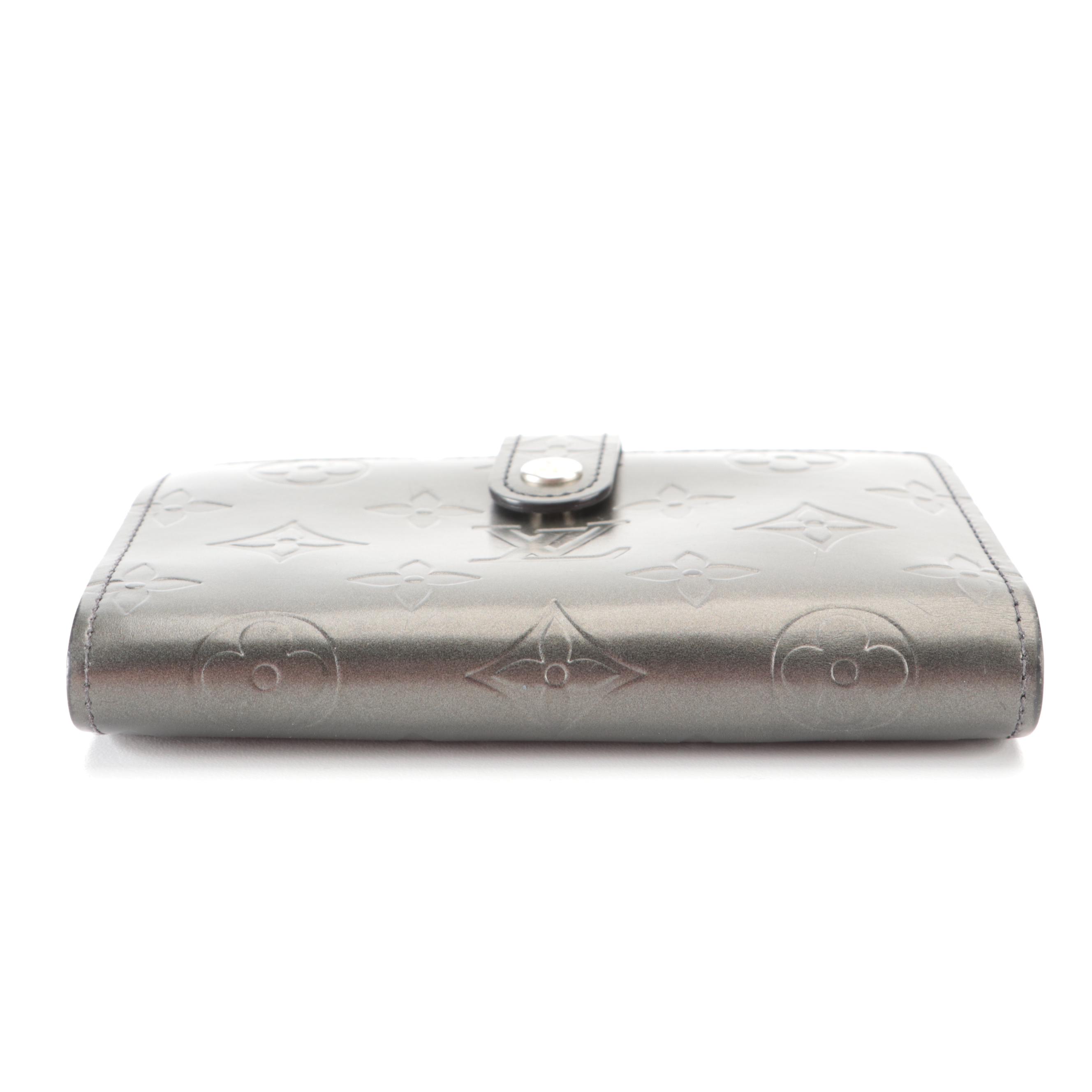 Louis Vuitton Porte-Monnaie Viennois Kiss Lock Wallet in Monogram Mat