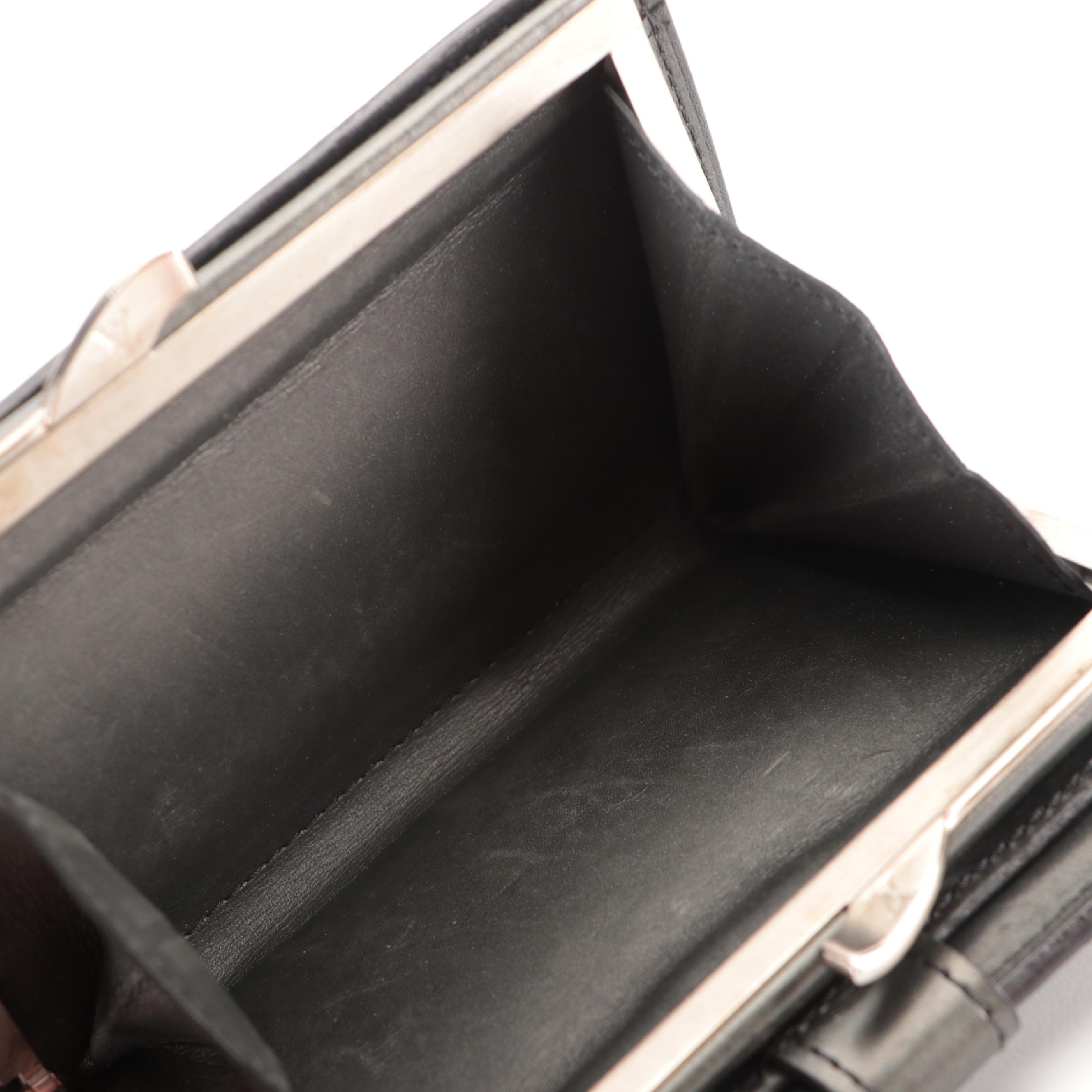 Louis Vuitton Porte-Monnaie Viennois Kiss Lock Wallet in Monogram Mat