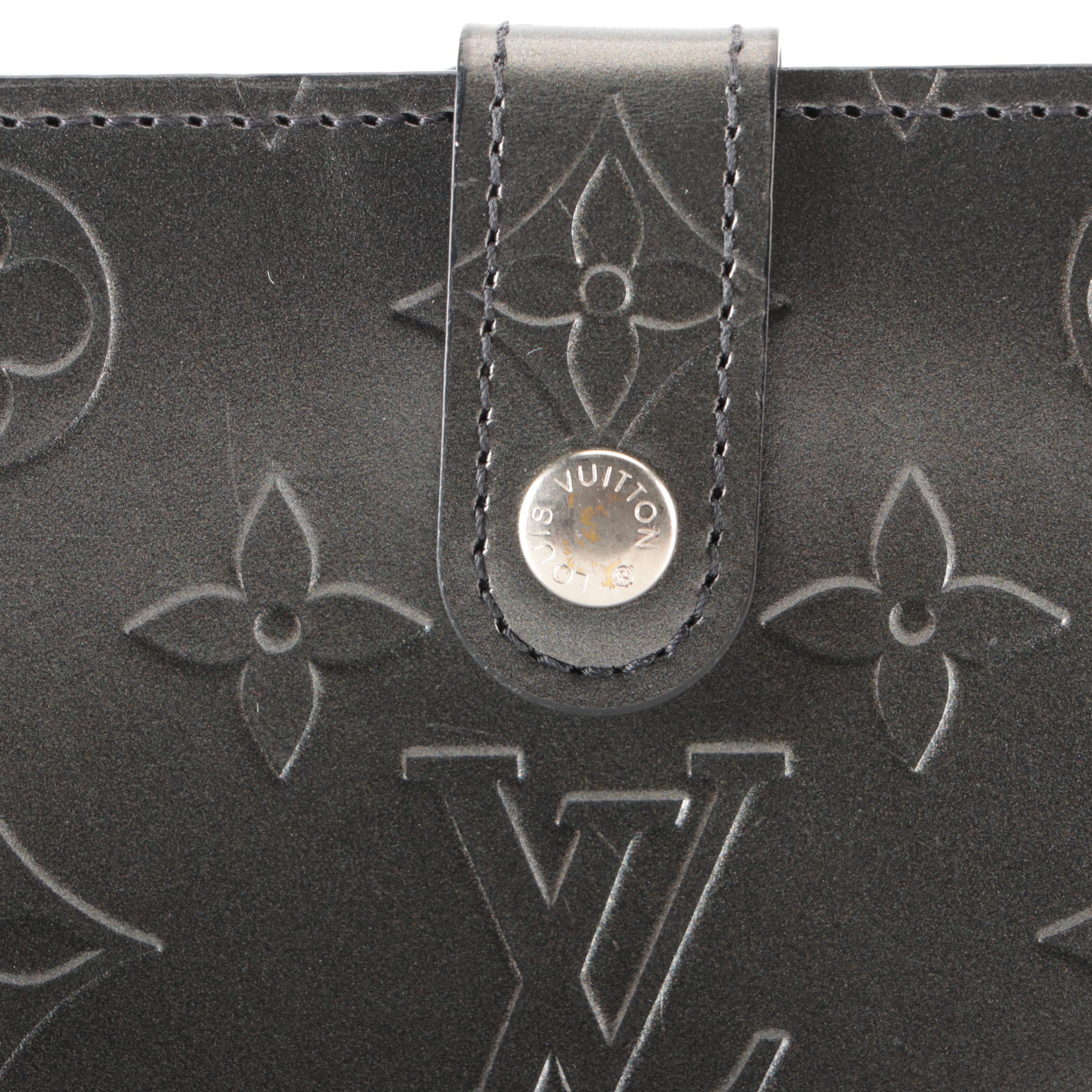 Louis Vuitton Porte-Monnaie Viennois Kiss Lock Wallet in Monogram Mat