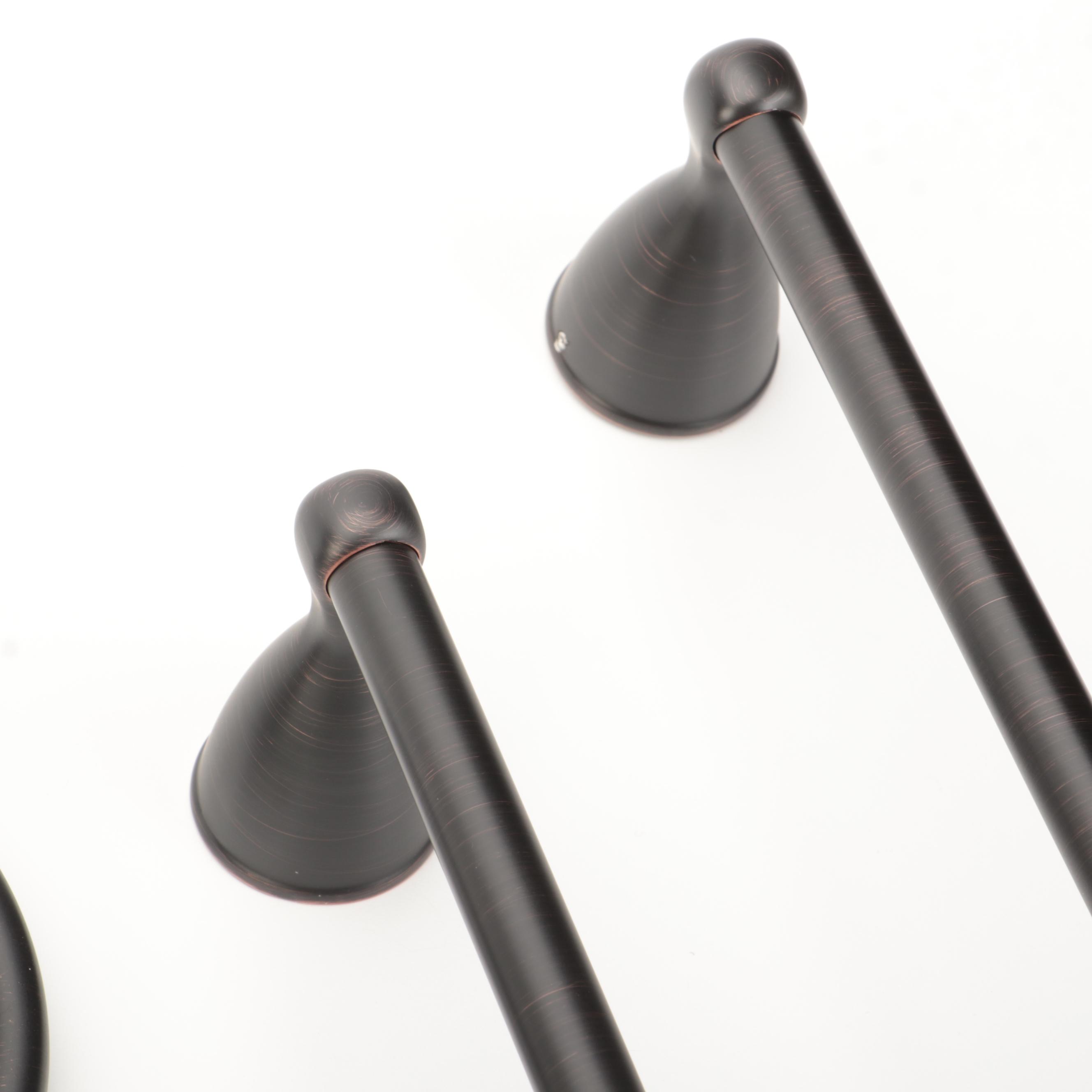 Tub Drain Kit, Shower Trim Kit, Toilet Paper Holder, Towel Bars and Rings