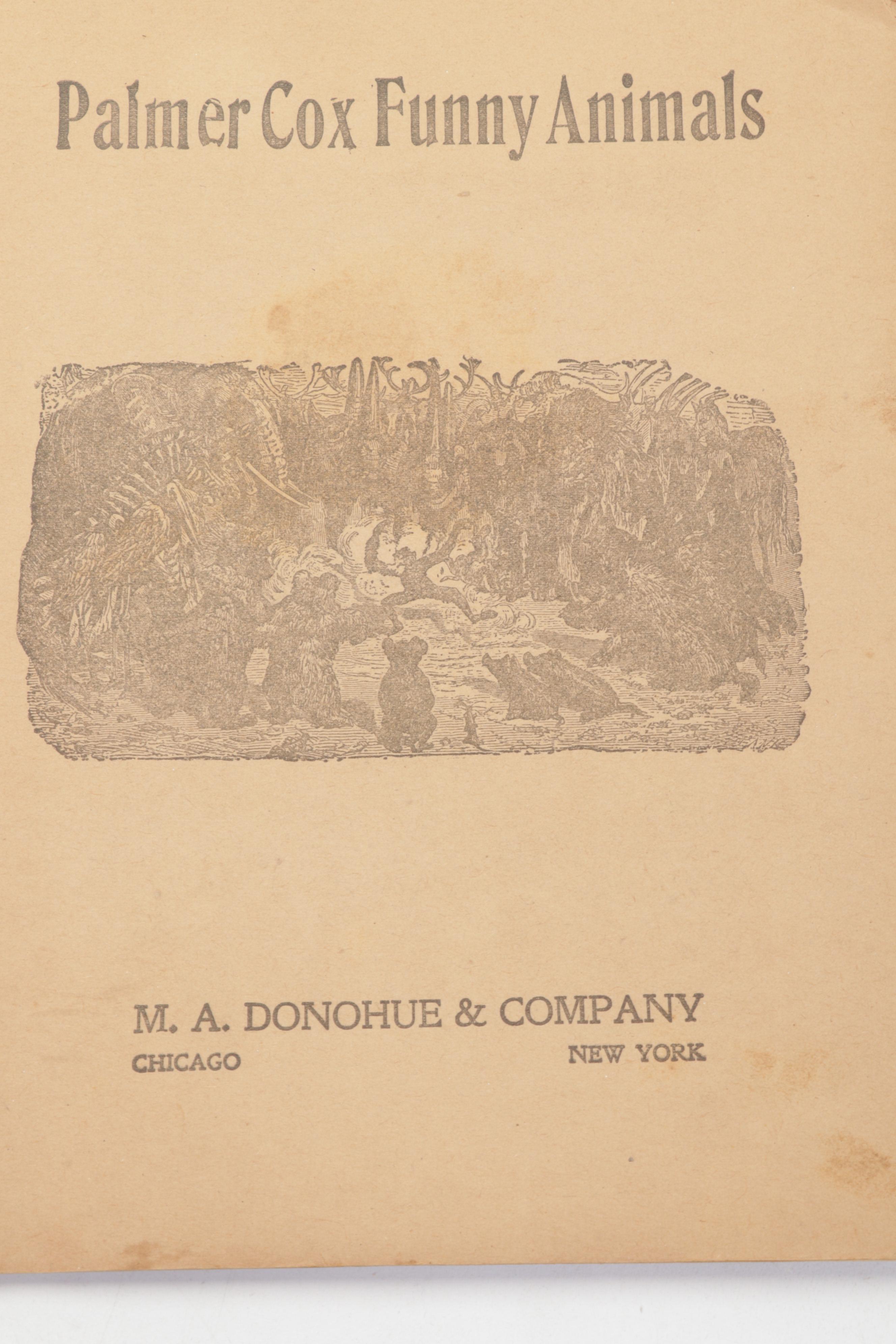 "Brownies and Other Stories" by Palmer Cox With More Books and Tea Set