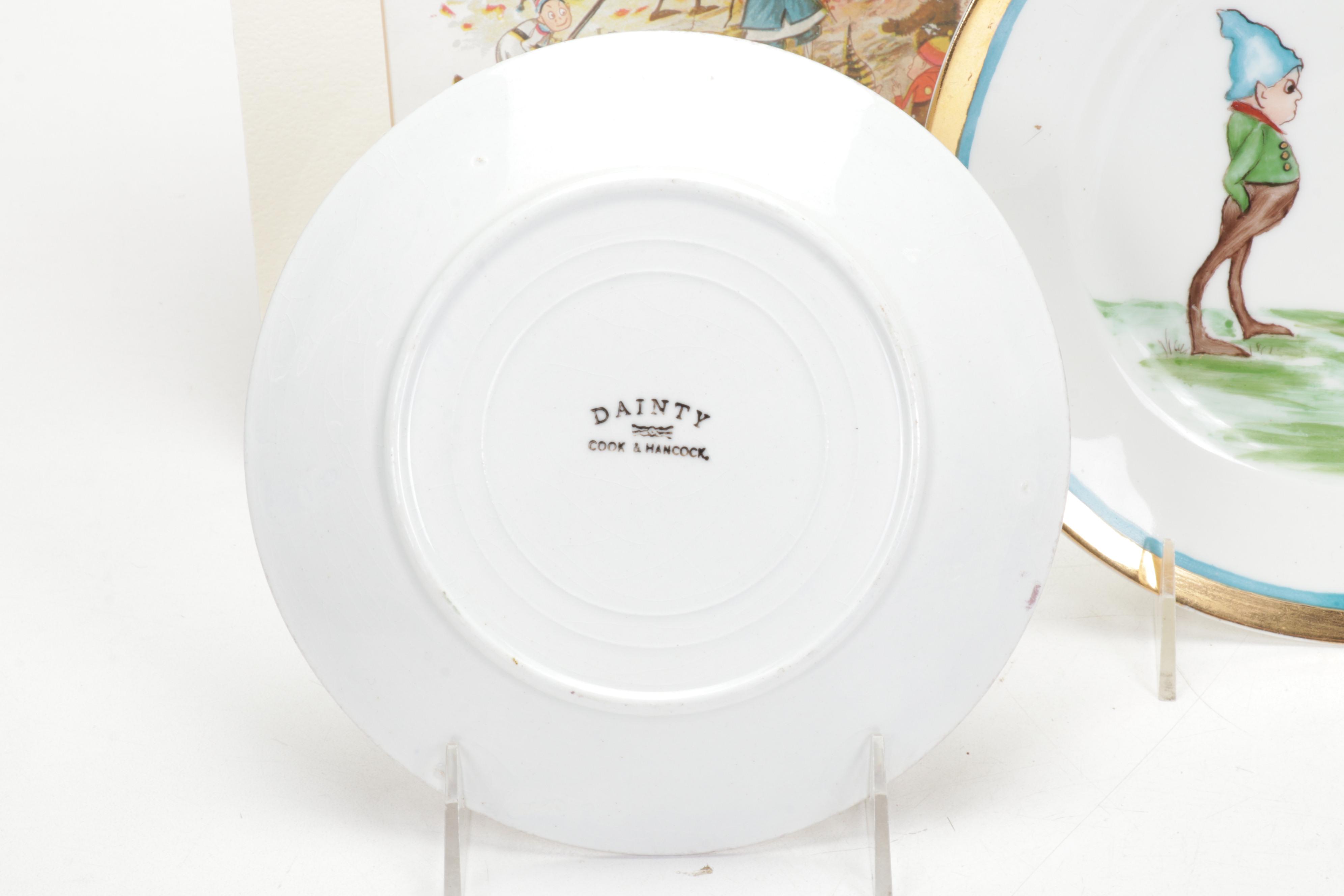 "Brownies and Other Stories" by Palmer Cox With More Books and Tea Set