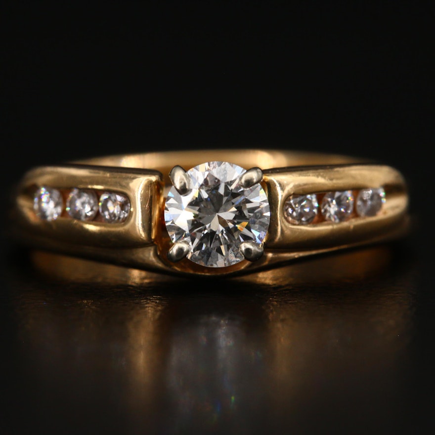 14K 0.54 CTW Diamond Ring