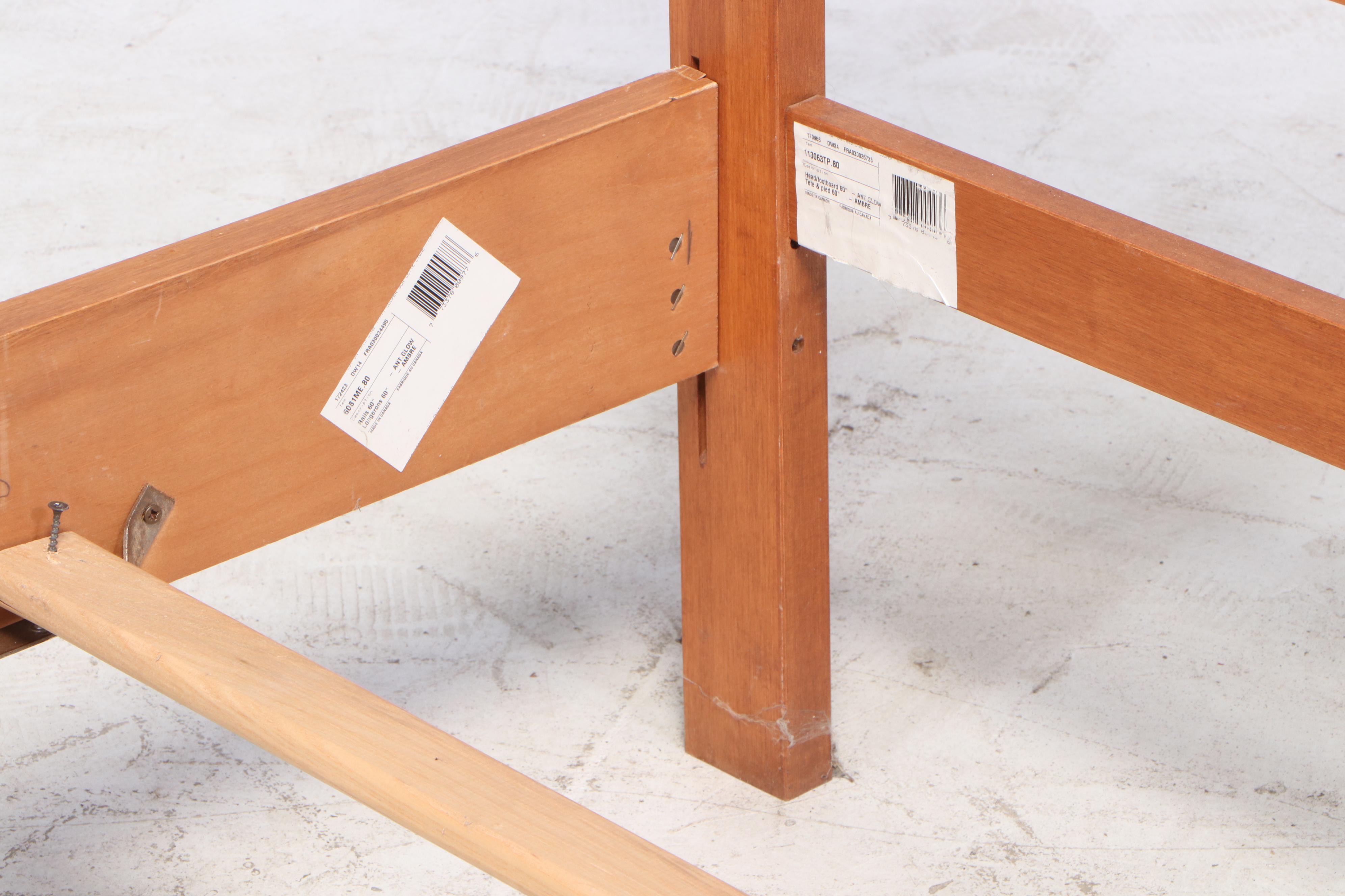 Mission Style Oak Queen Bed