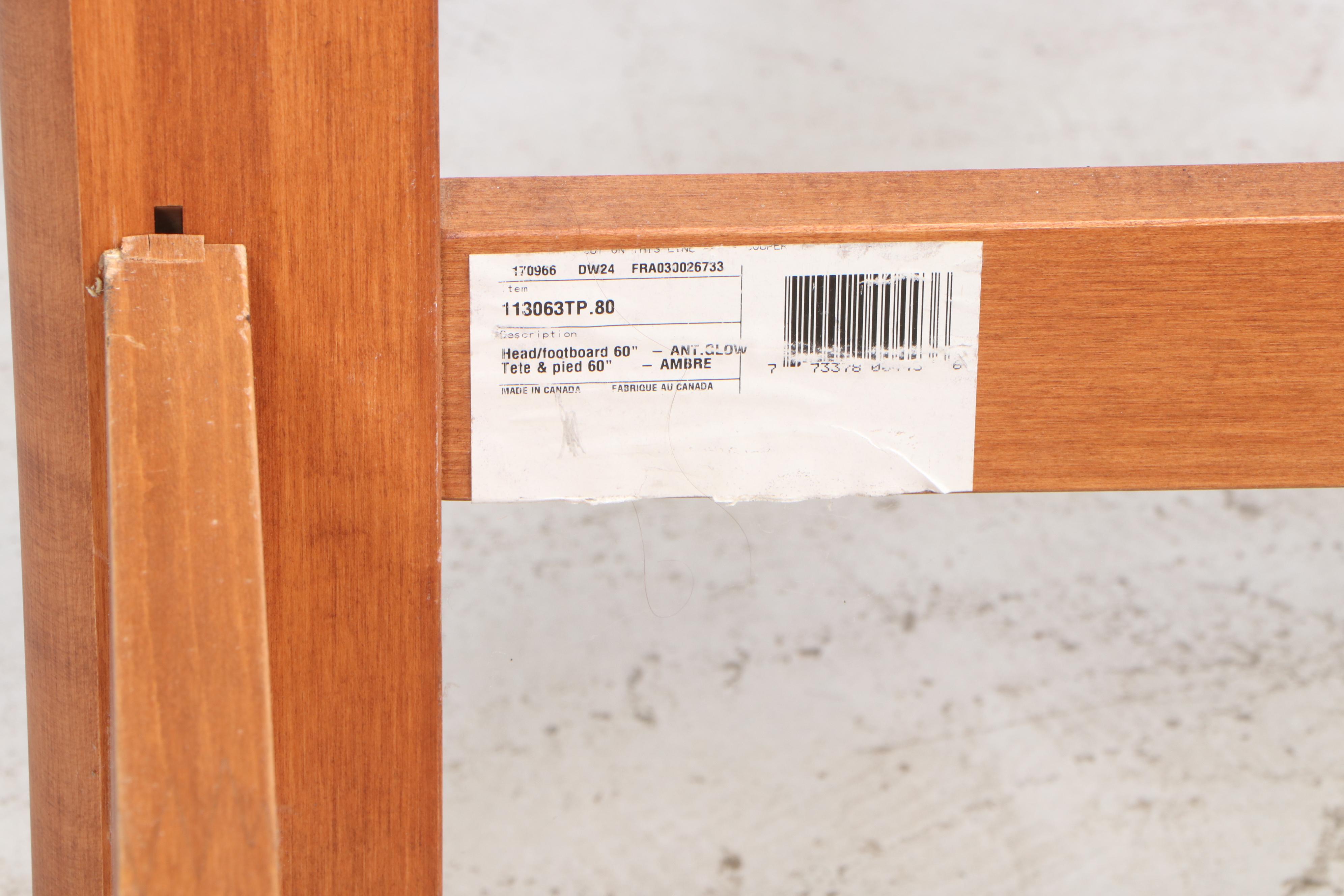 Mission Style Oak Queen Bed