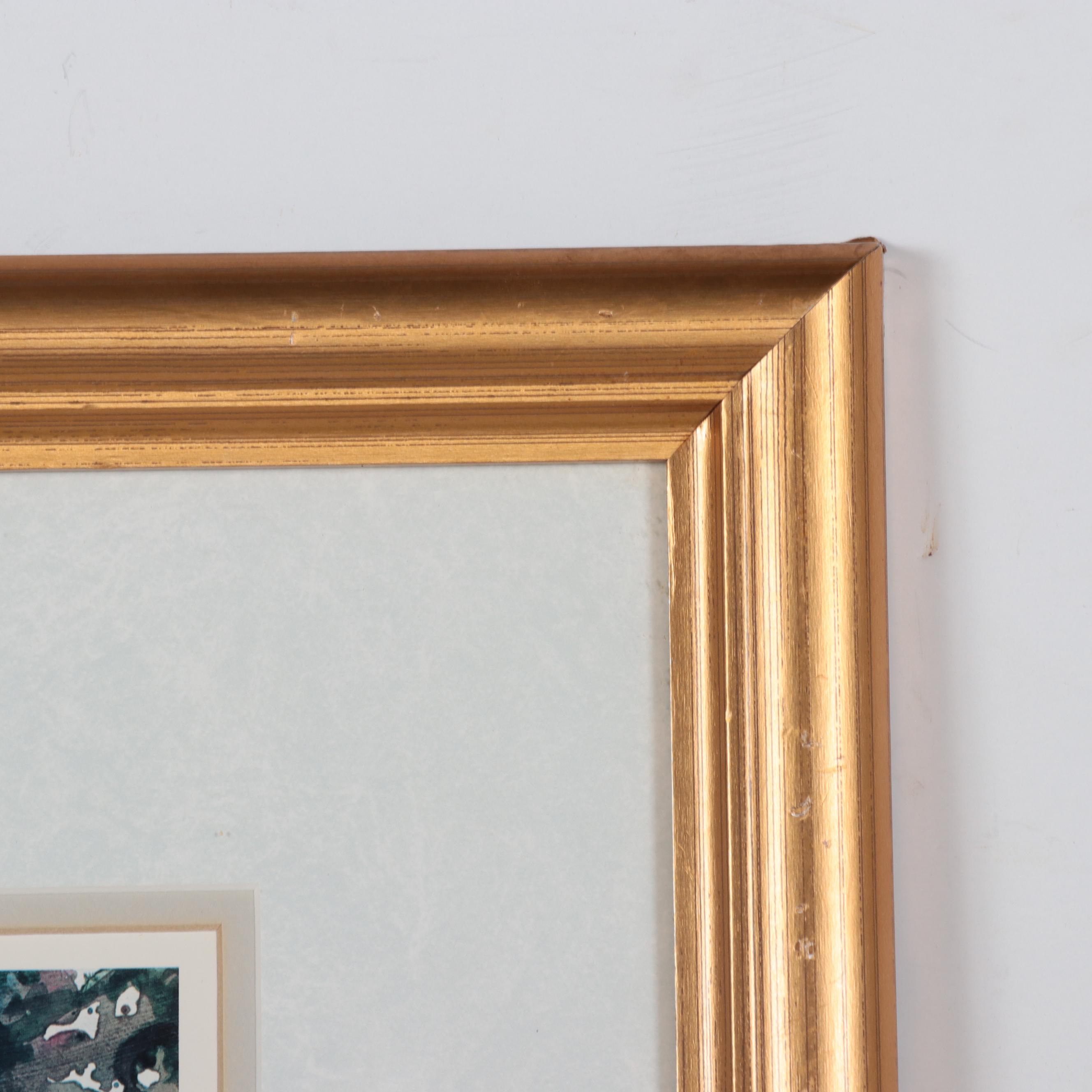 Josie van Gent Edell Offset Lithograph "On South Battery," Late 20th Century