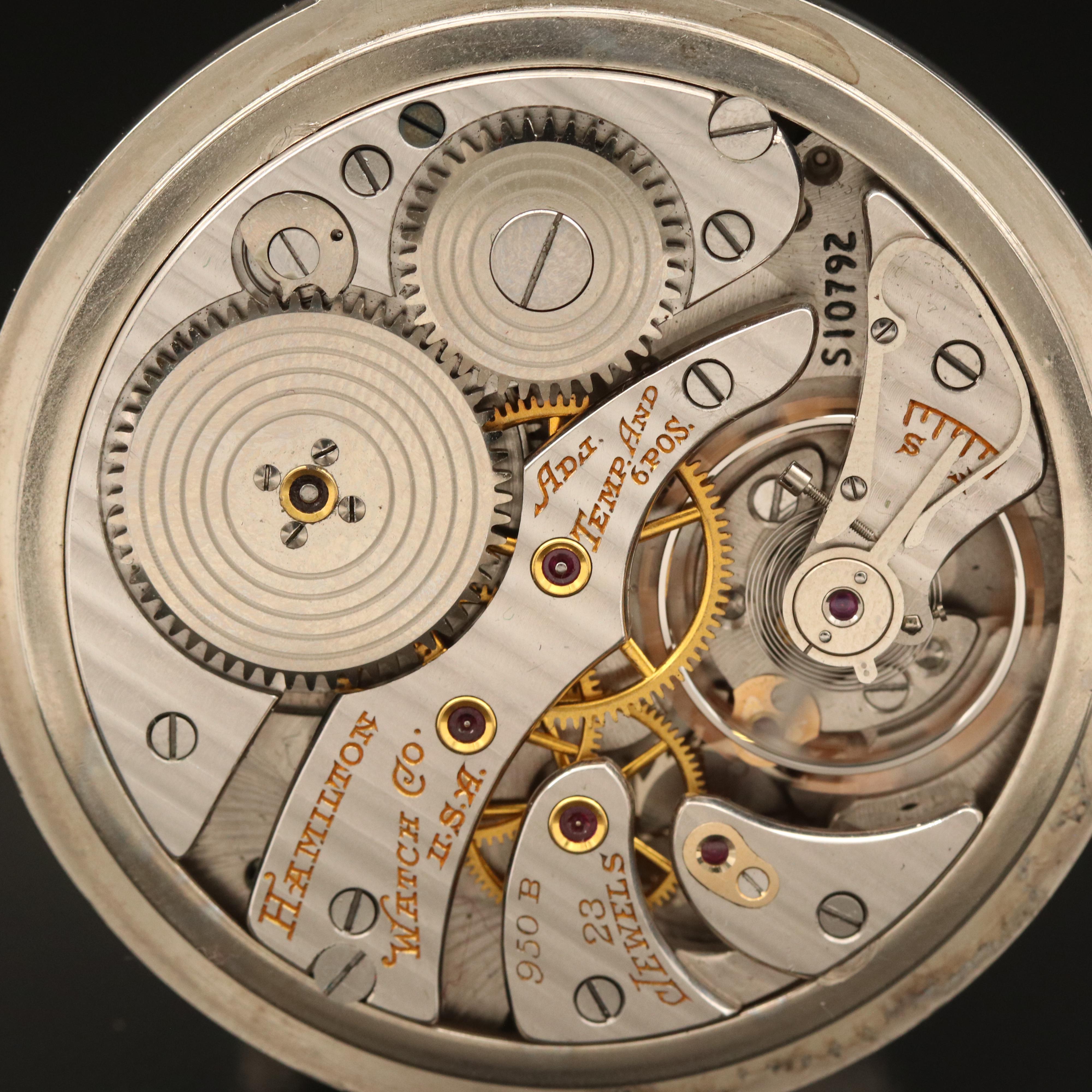 1951 Hamilton Railway Special Pocket Watch