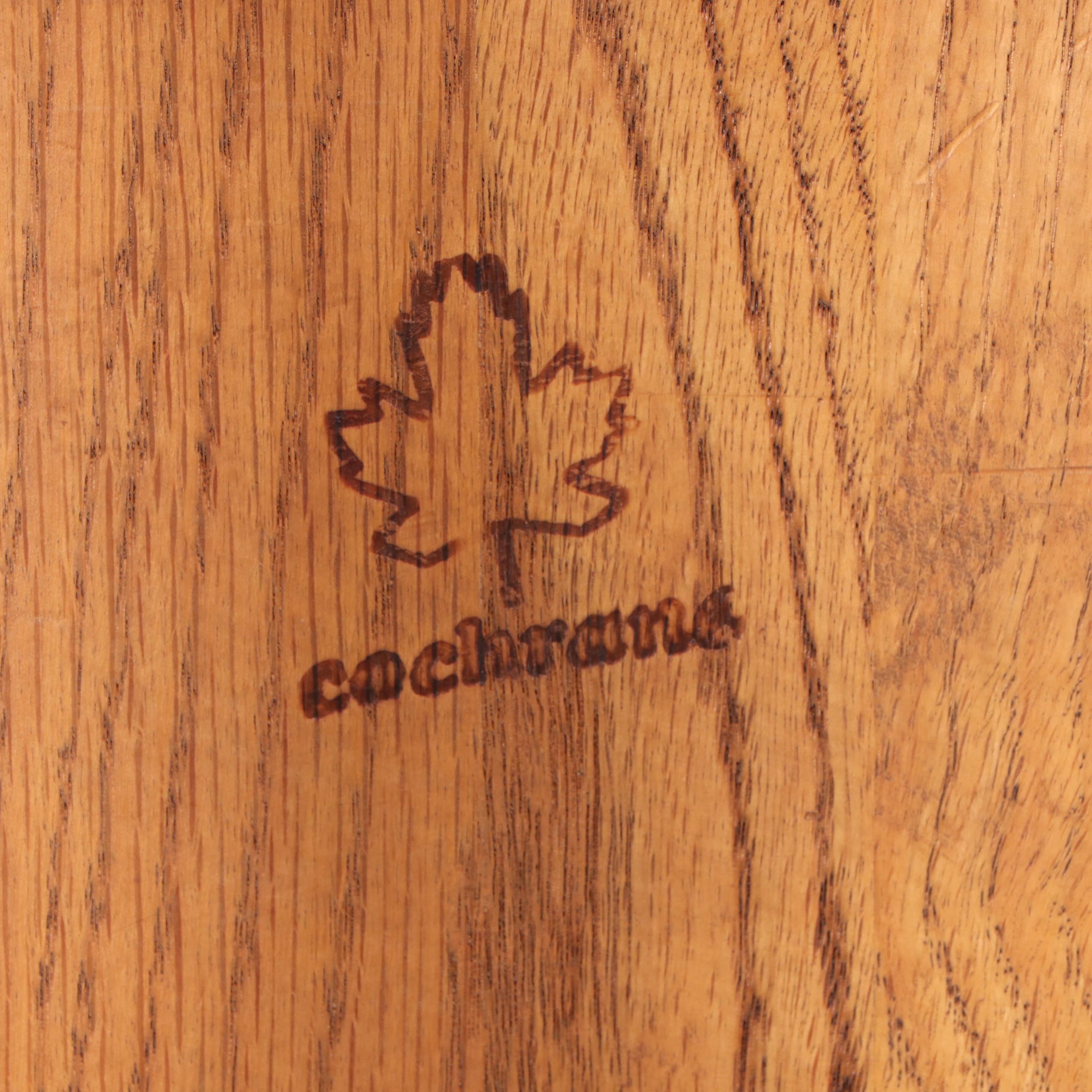 Cochrane "Hermitage House" Oak Double Pedestal Dining Table and Chairs