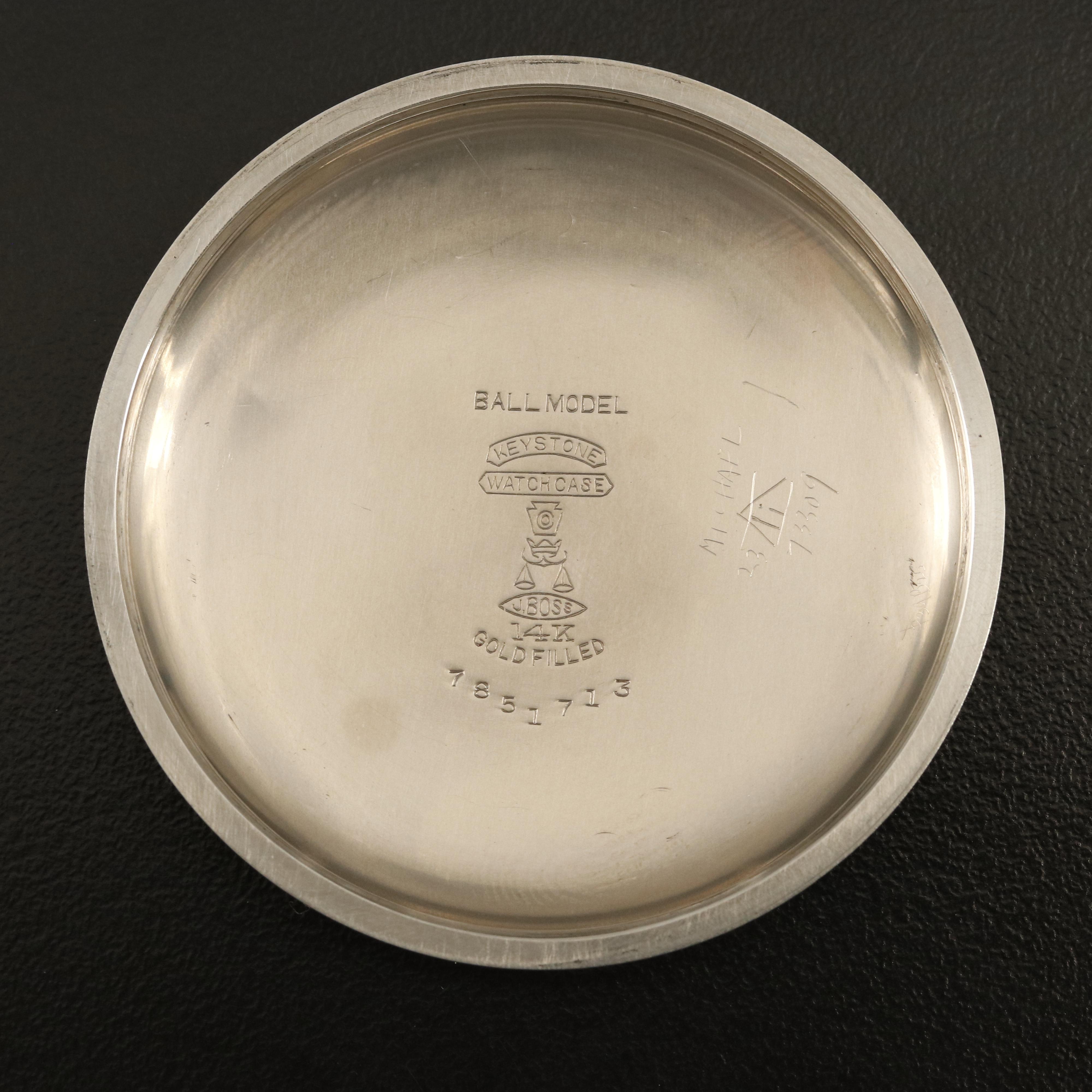 Ball Official Railroad Standard Pocket Watch