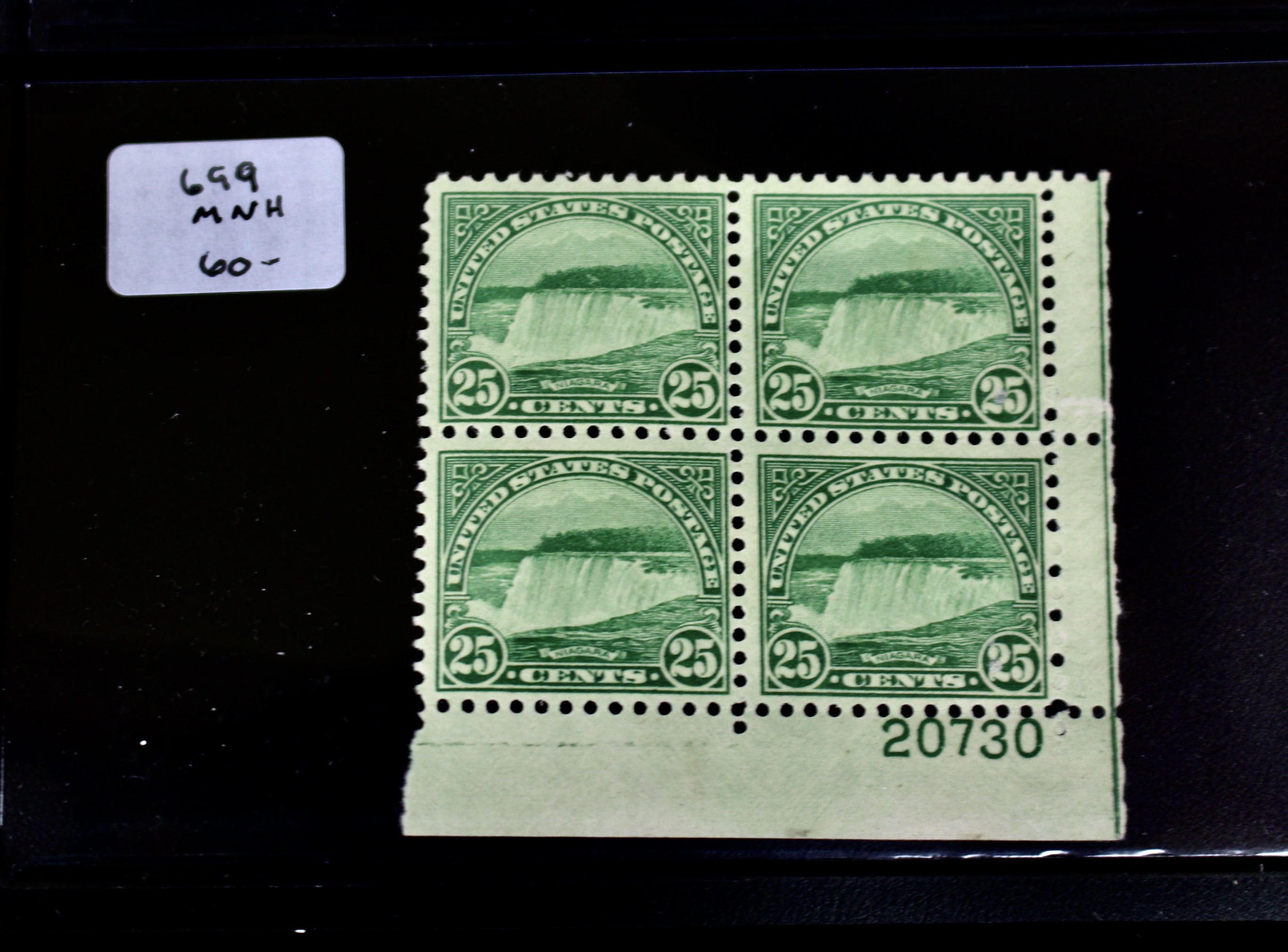 Group of Regular Issue Stamp Plate Blocks from 1922-1926