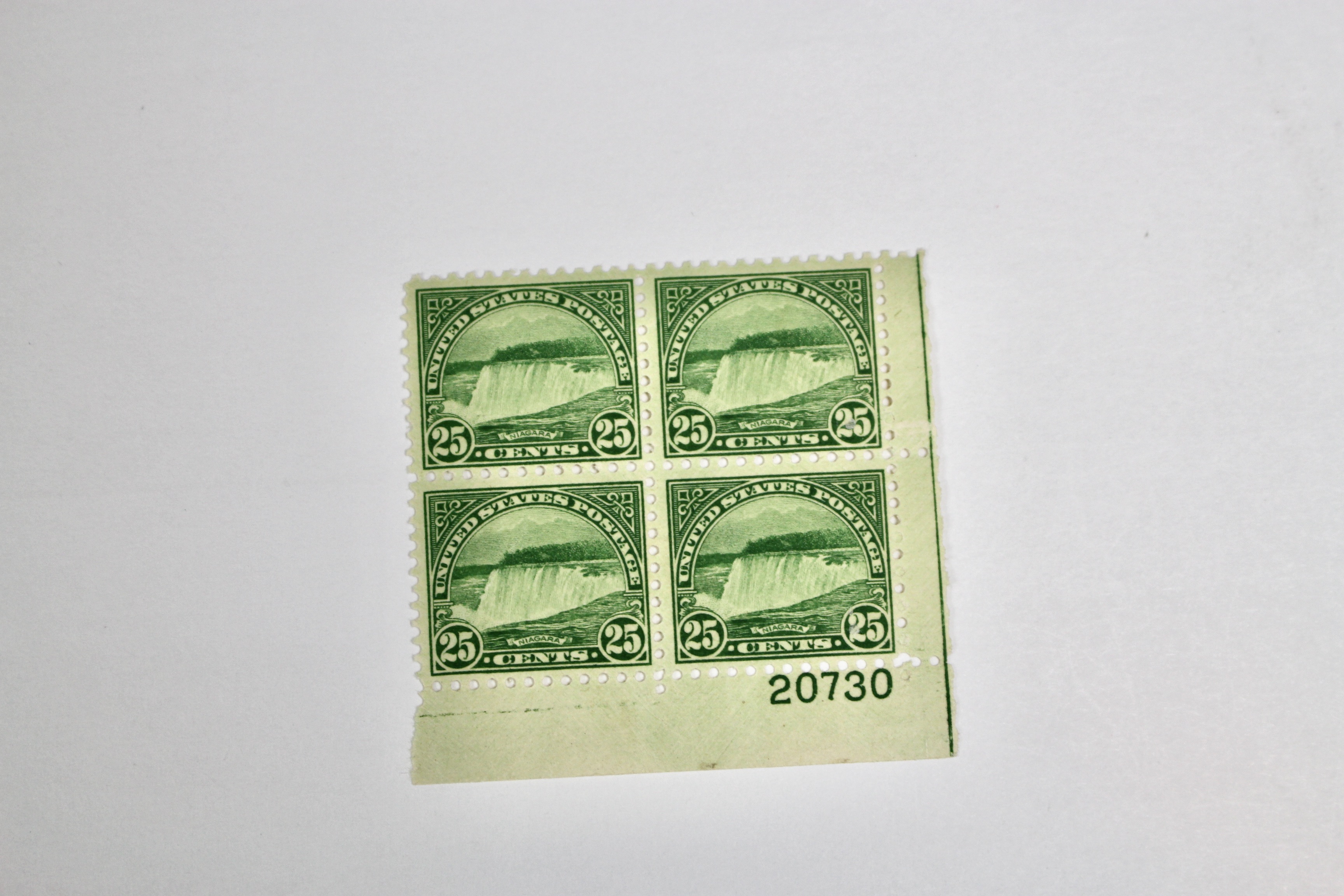 Group of Regular Issue Stamp Plate Blocks from 1922-1926