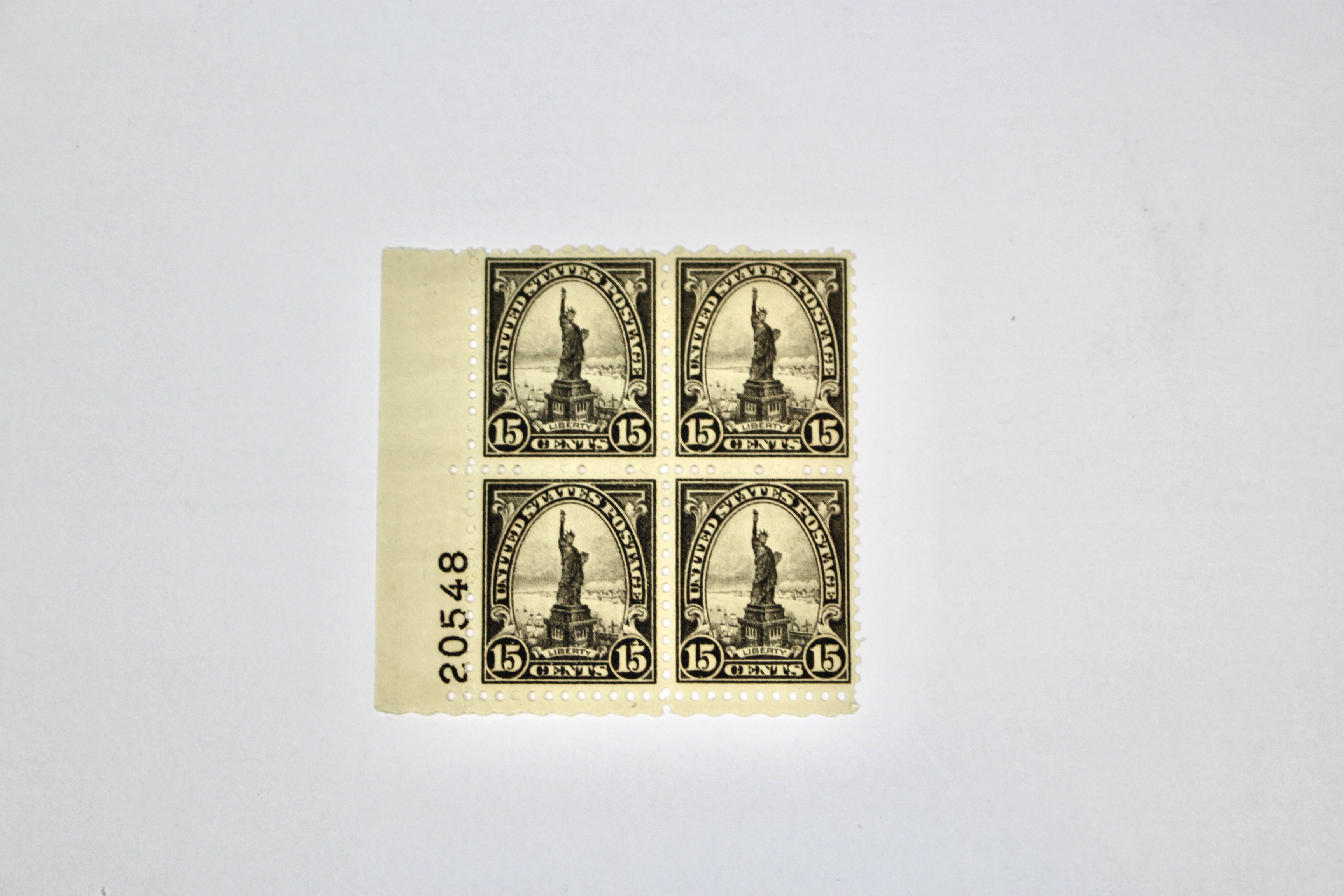 Group of Regular Issue Stamp Plate Blocks from 1922-1926
