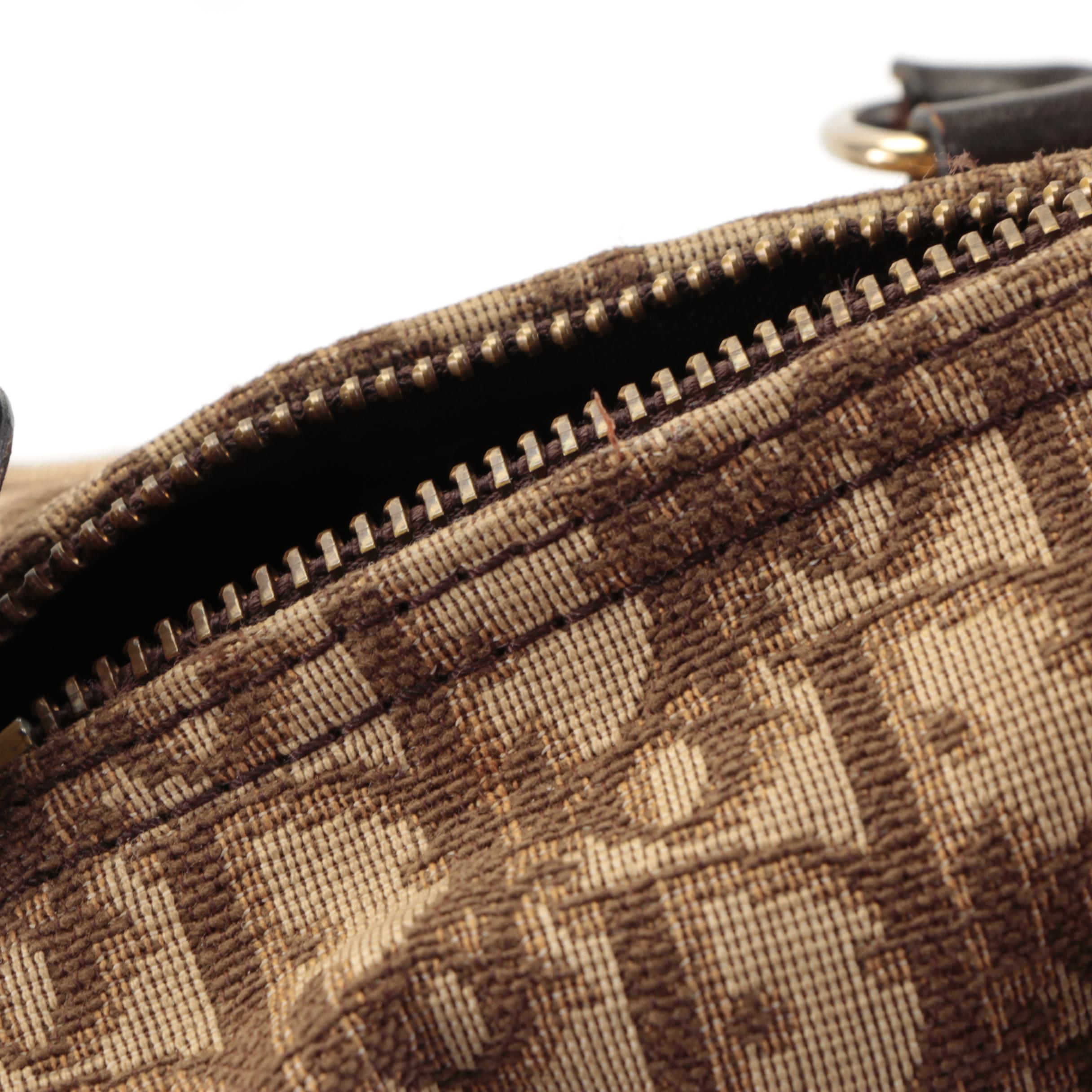 Christian Dior Boston Bag in Monogram Canvas and Leather