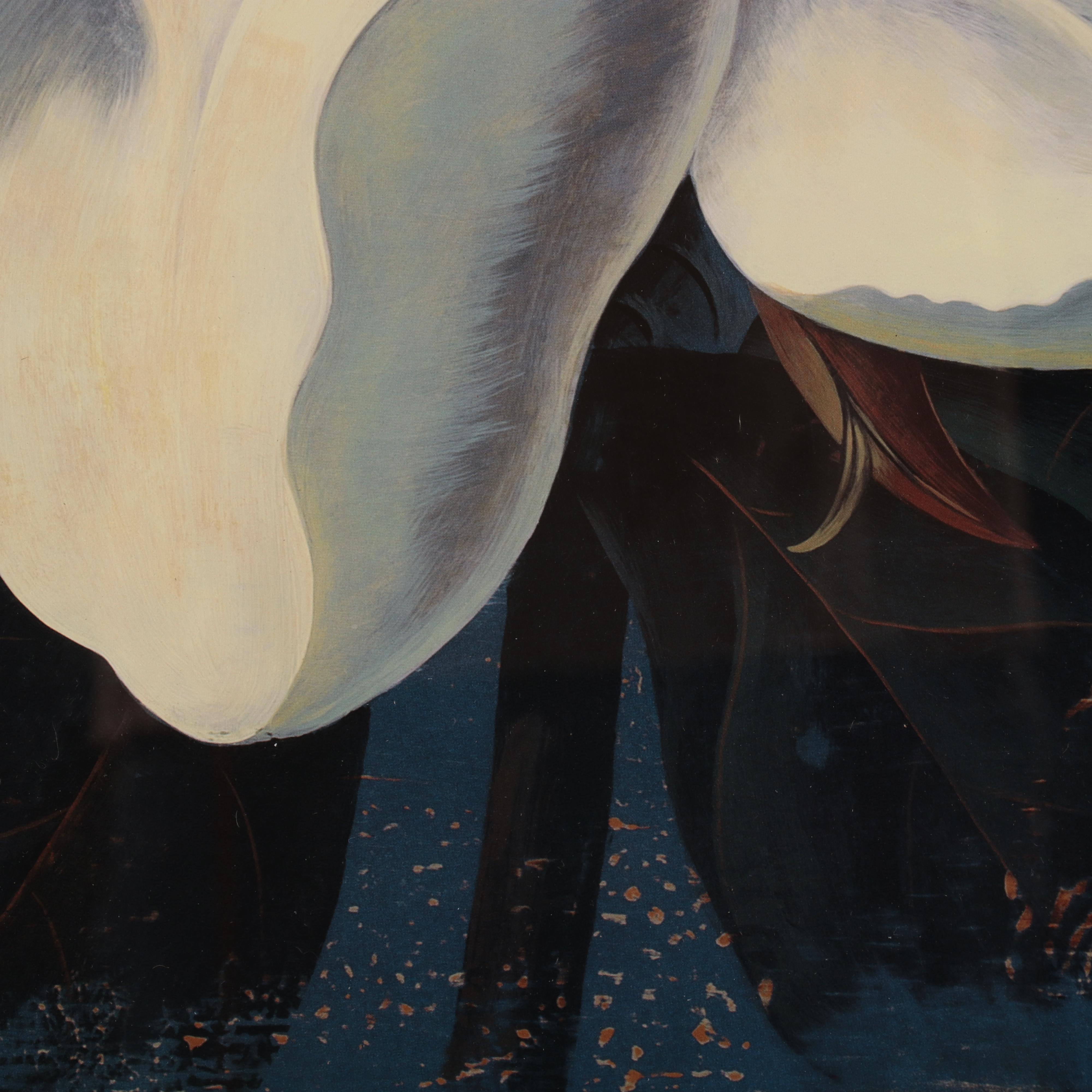 Offset Lithograph After Curtis Parker "Glowing Magnolia," 21st Century