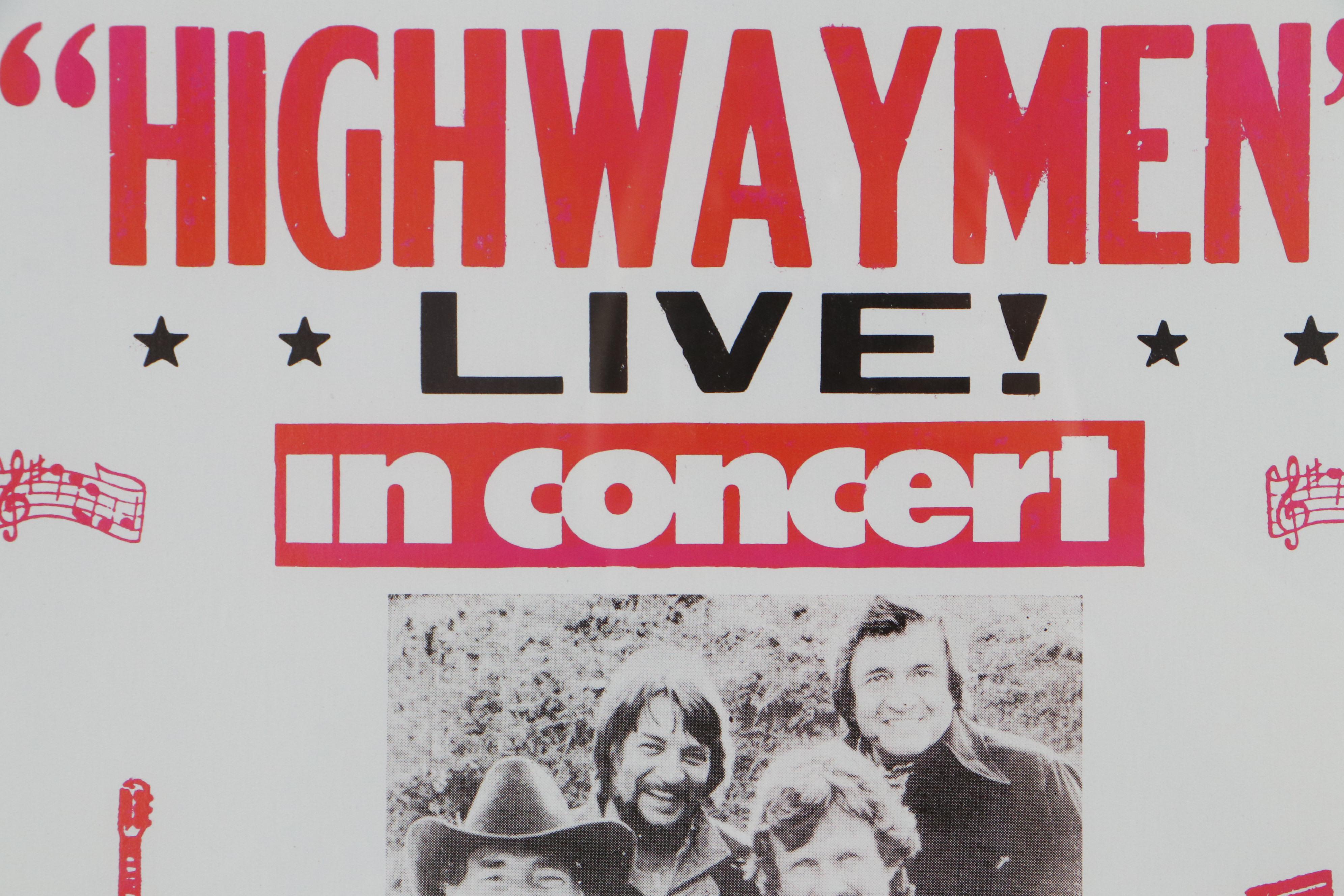 Highway Man Giclée Concert Poster, 21st Century