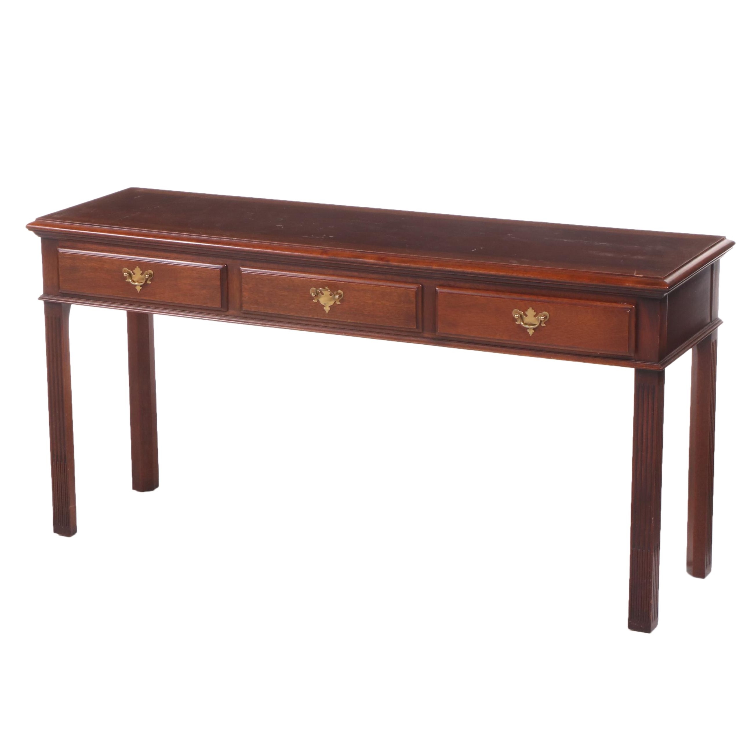 Hickory Chair Co. "Historical James River Plantations" Mahogany Console Table