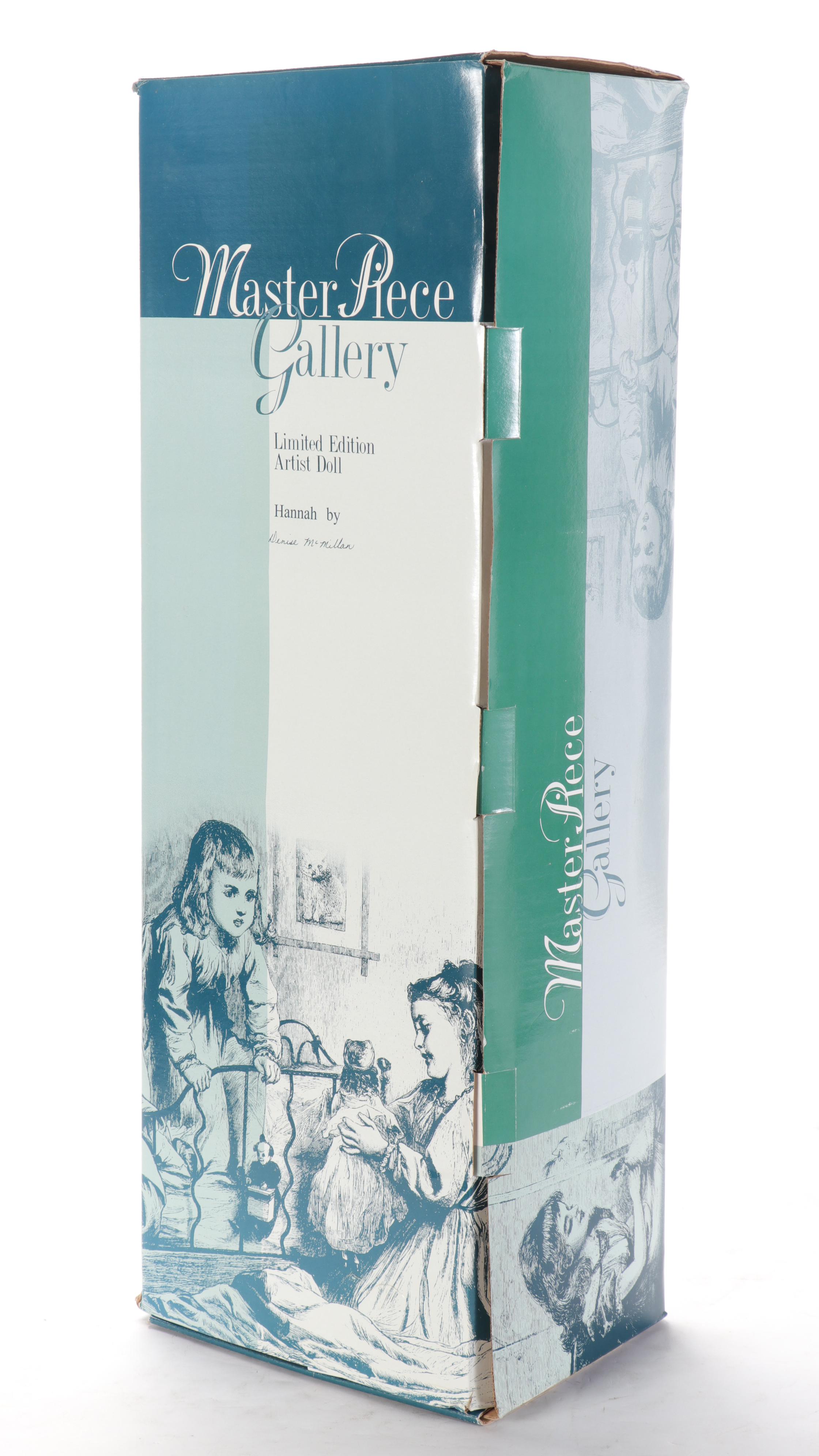 Limited Edition Master Piece Gallery "Hannah" Porcelain Doll by Denise McMillan
