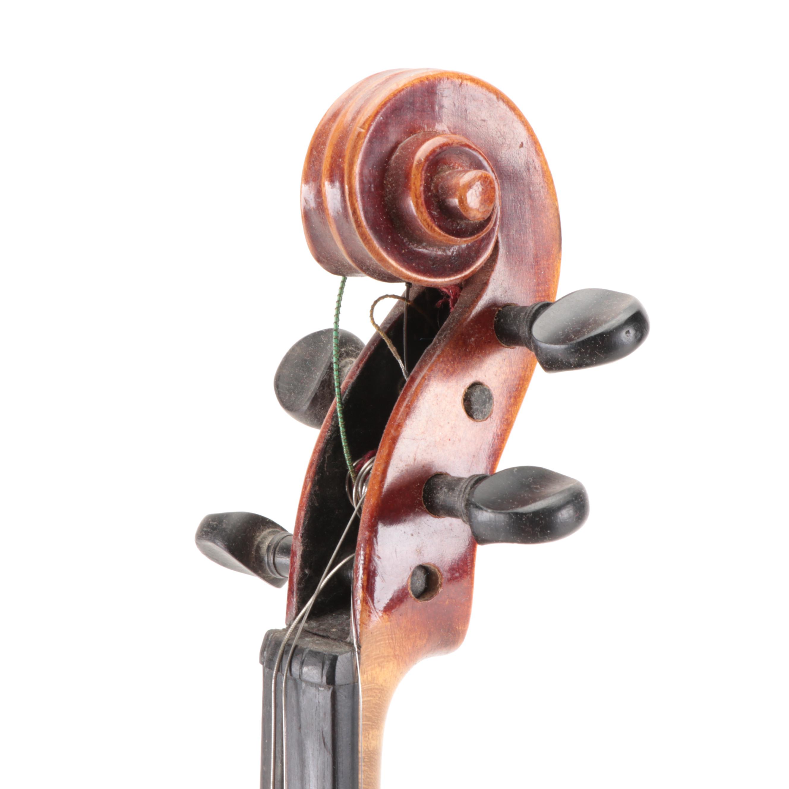 Karl Knilling Stradivarius Replica 3/4 Violin with Hard Case