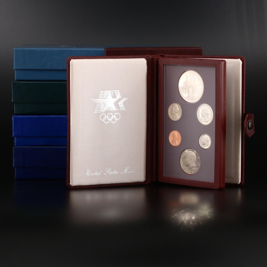 Five U.S. Mint Prestige Sets