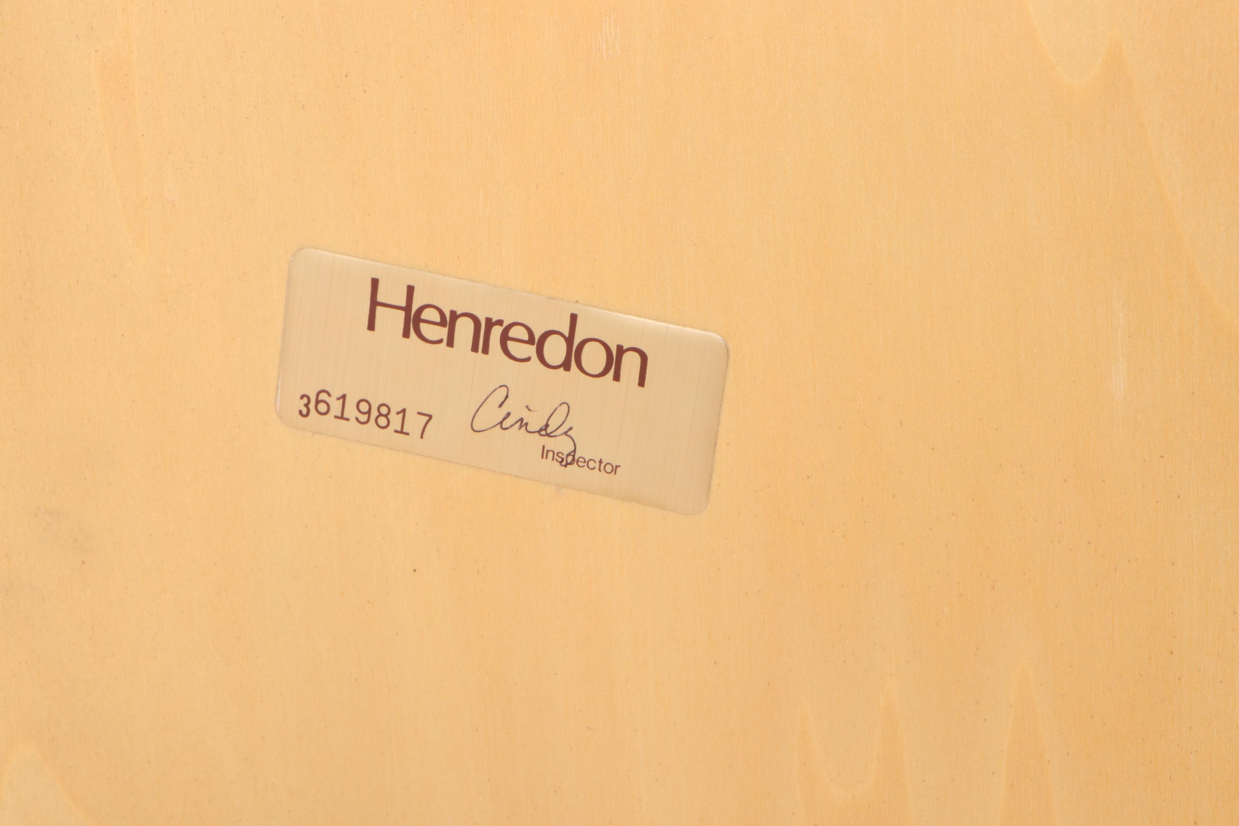 Henredon Arched Display Cabinet in Silver Finish