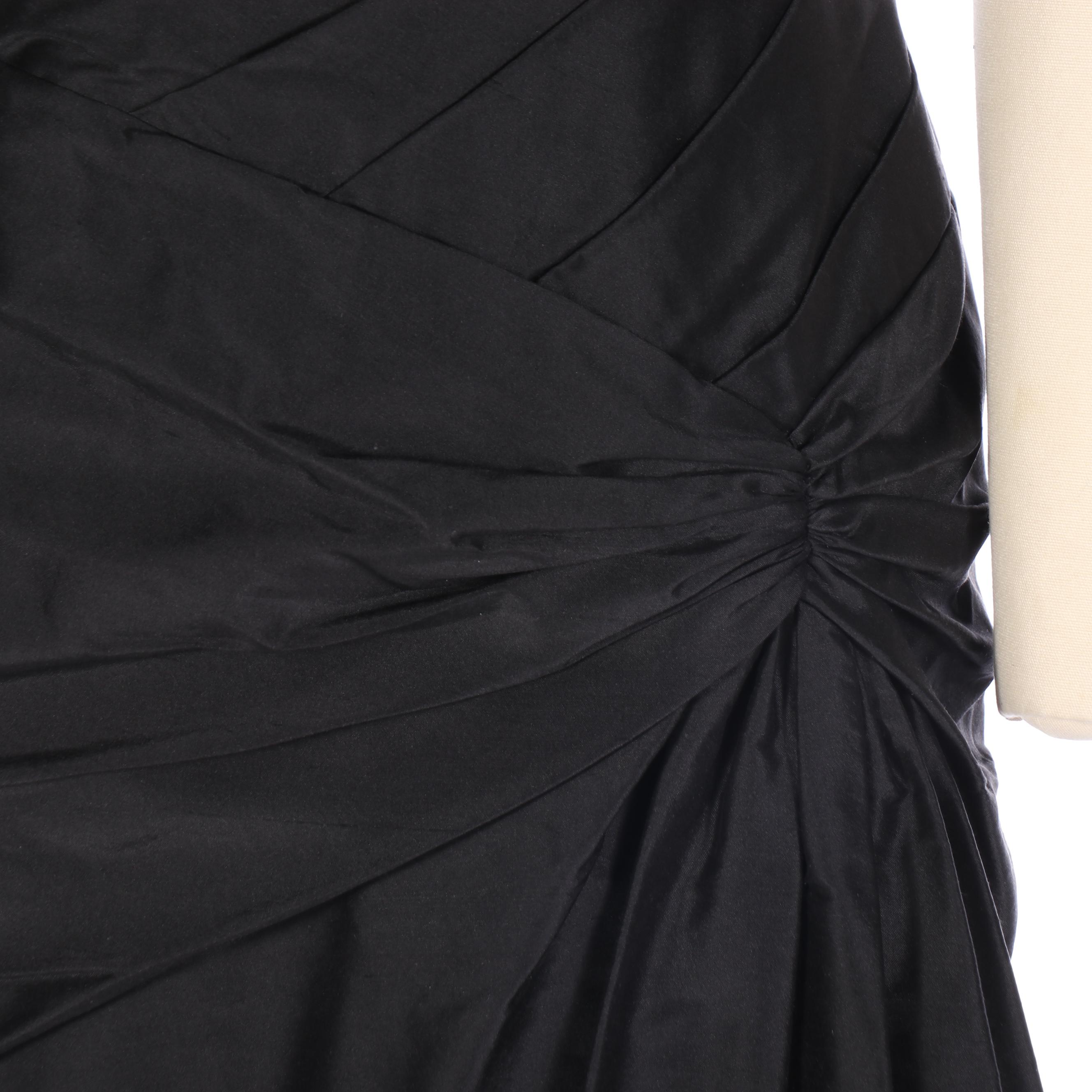 Vera Wang Custom-Made Black Satin Dress Worn by Julianne Moore, Movie Premiere