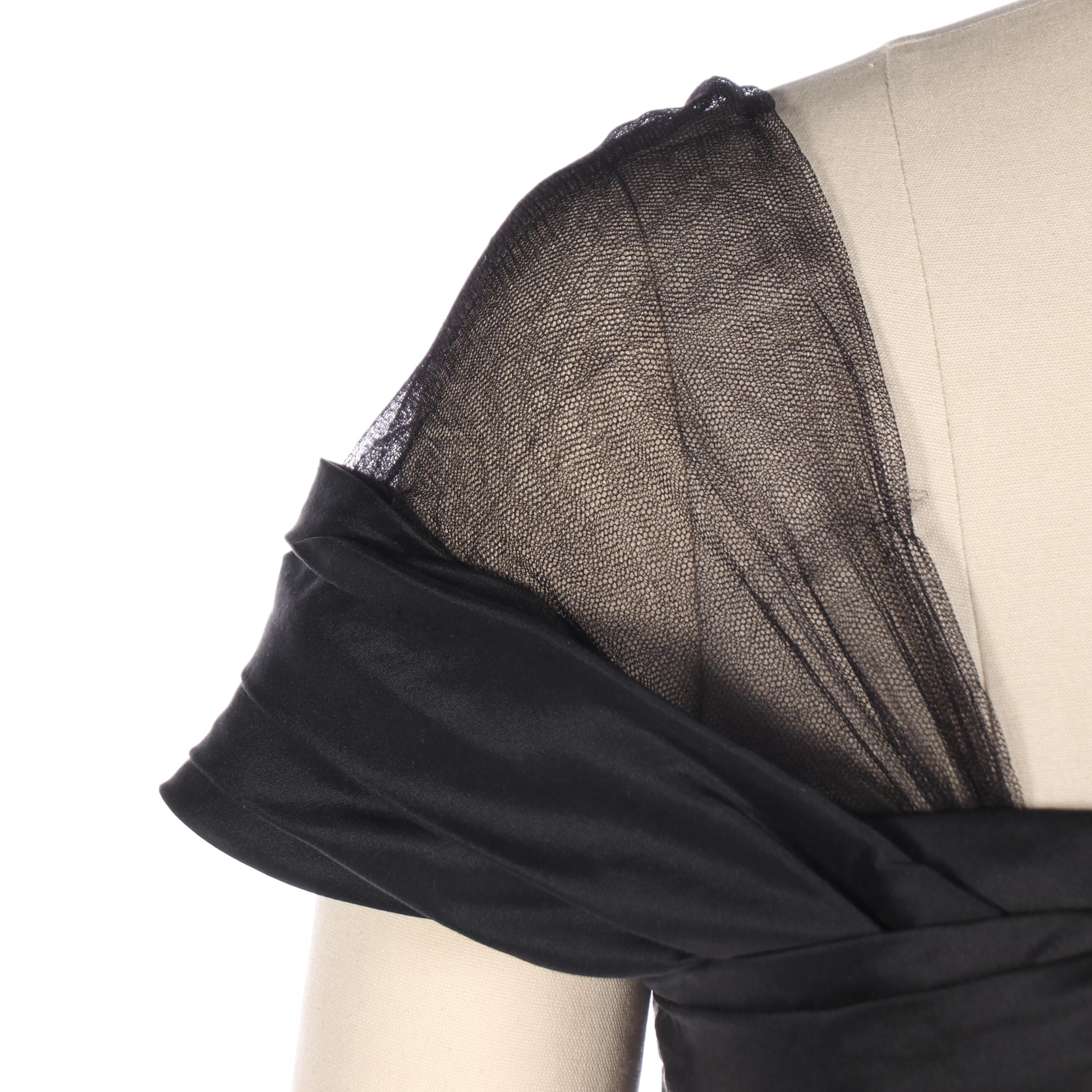 Vera Wang Custom-Made Black Satin Dress Worn by Julianne Moore, Movie Premiere