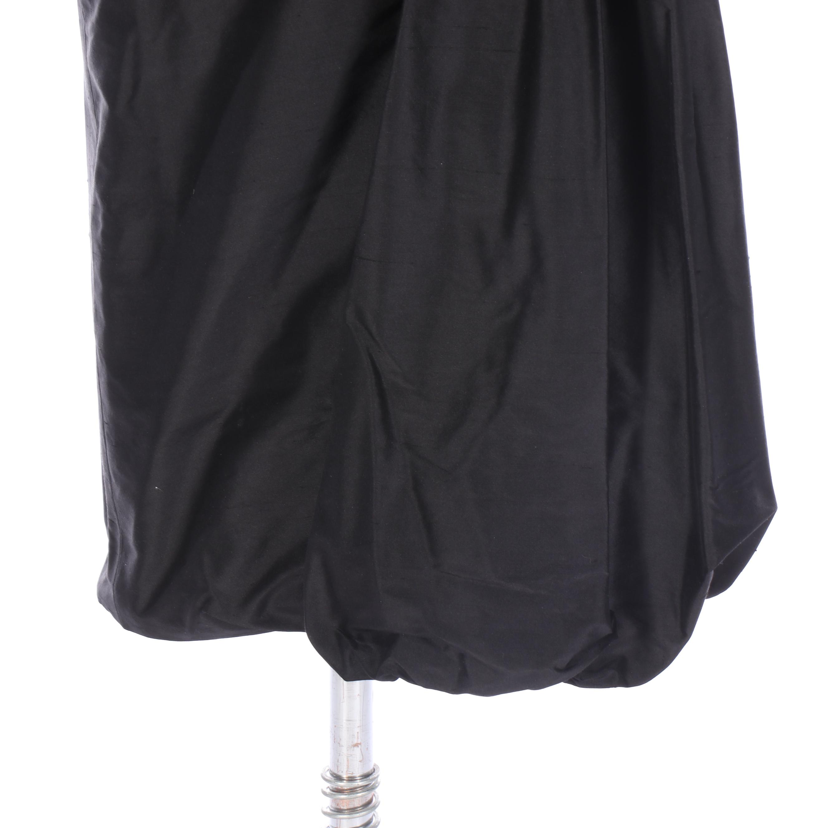 Vera Wang Custom-Made Black Satin Dress Worn by Julianne Moore, Movie Premiere