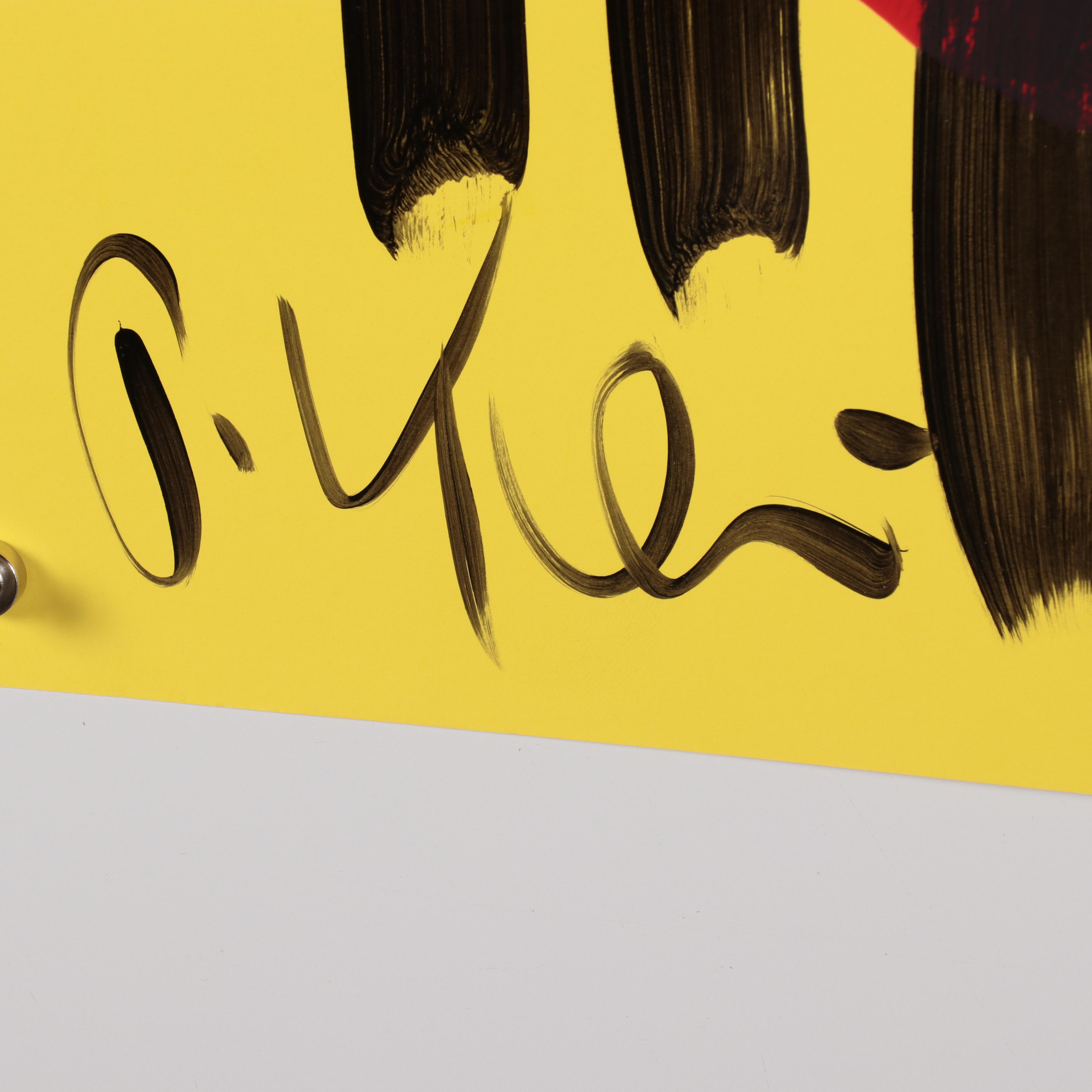 Peter Keil Abstract Portrait Acrylic Painting