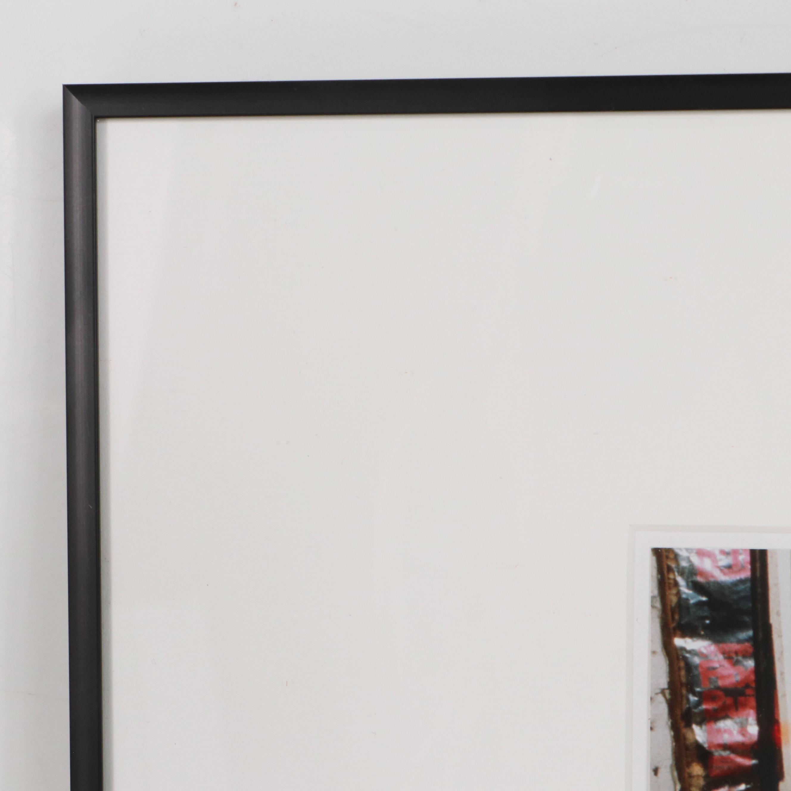 Nan Goldin Cibachrome Color Photograph "Self-Portrait in Blue Dress"