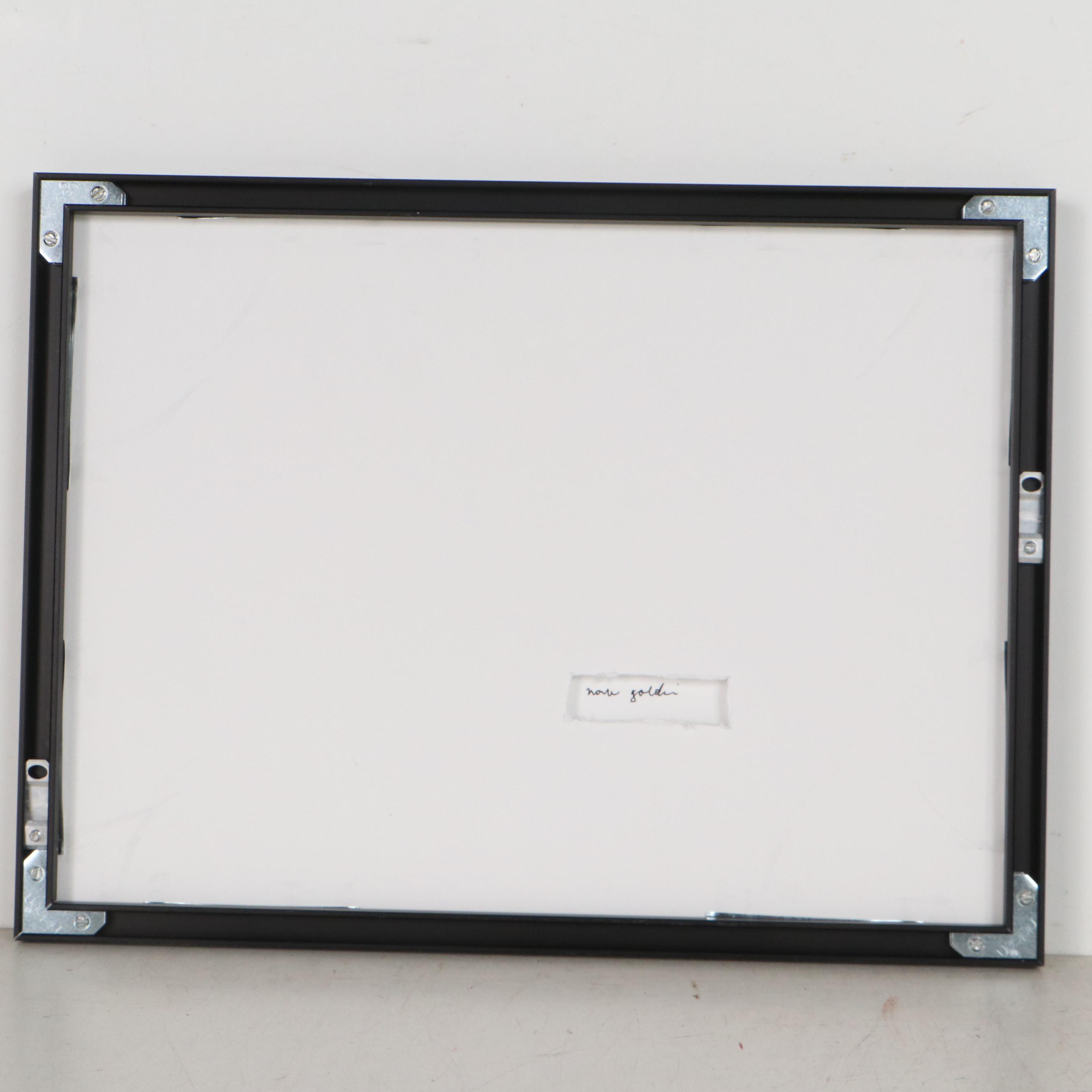 Nan Goldin Cibachrome Color Photograph "Self-Portrait in Blue Dress"