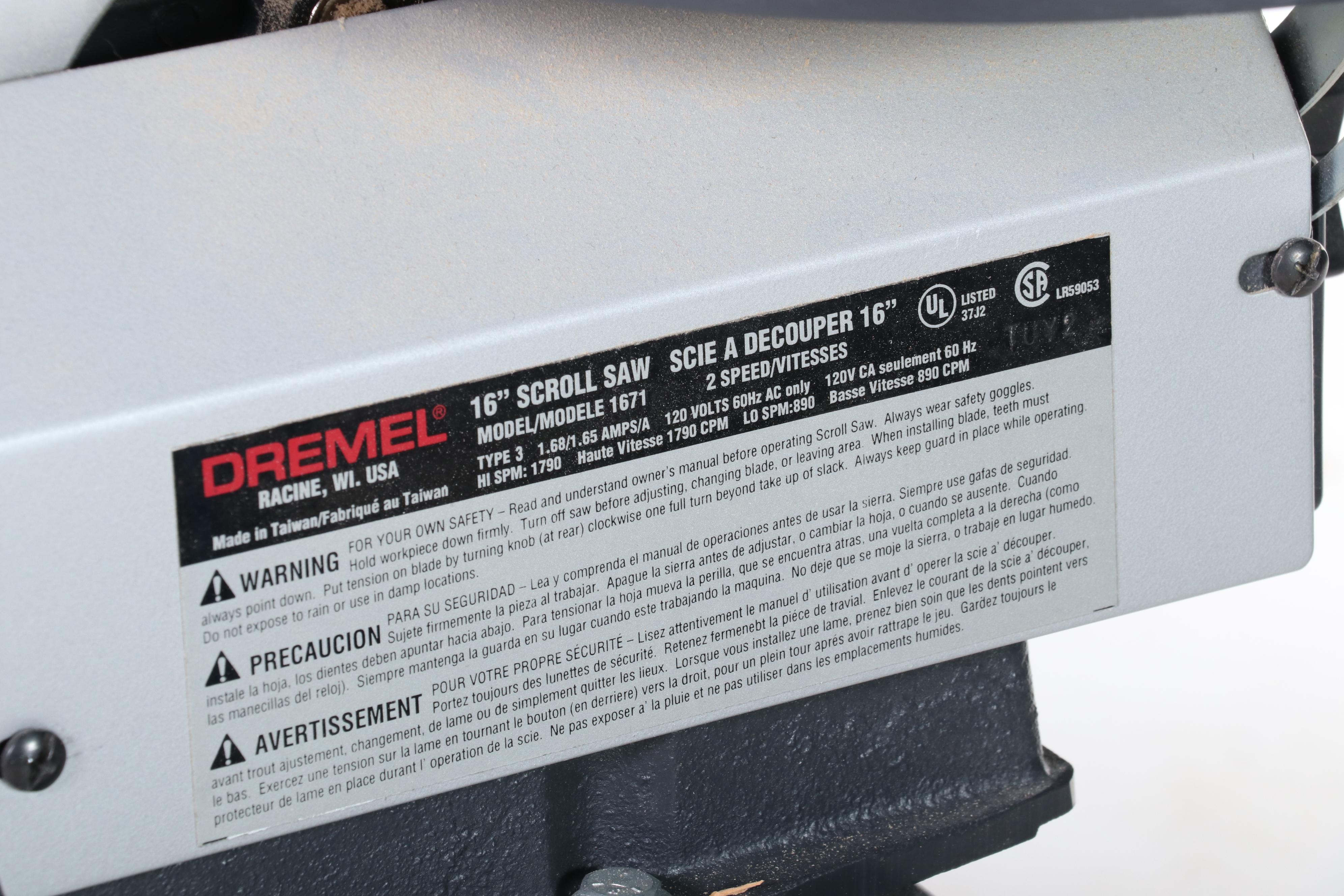 Dremel 16" Scroll Saw With Stand