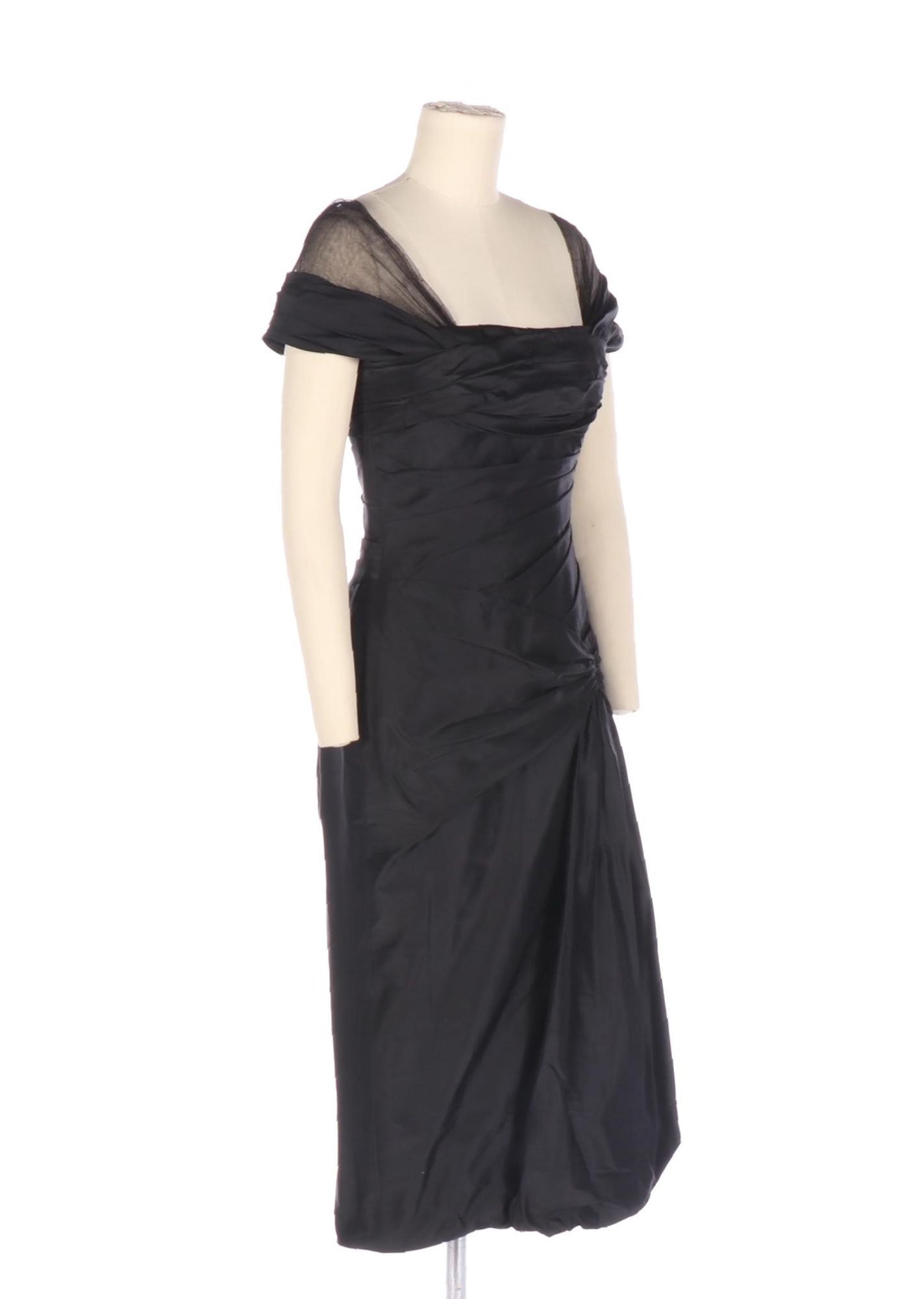 Vera Wang Custom-Made Black Satin Dress Worn by Julianne Moore, Movie Premiere